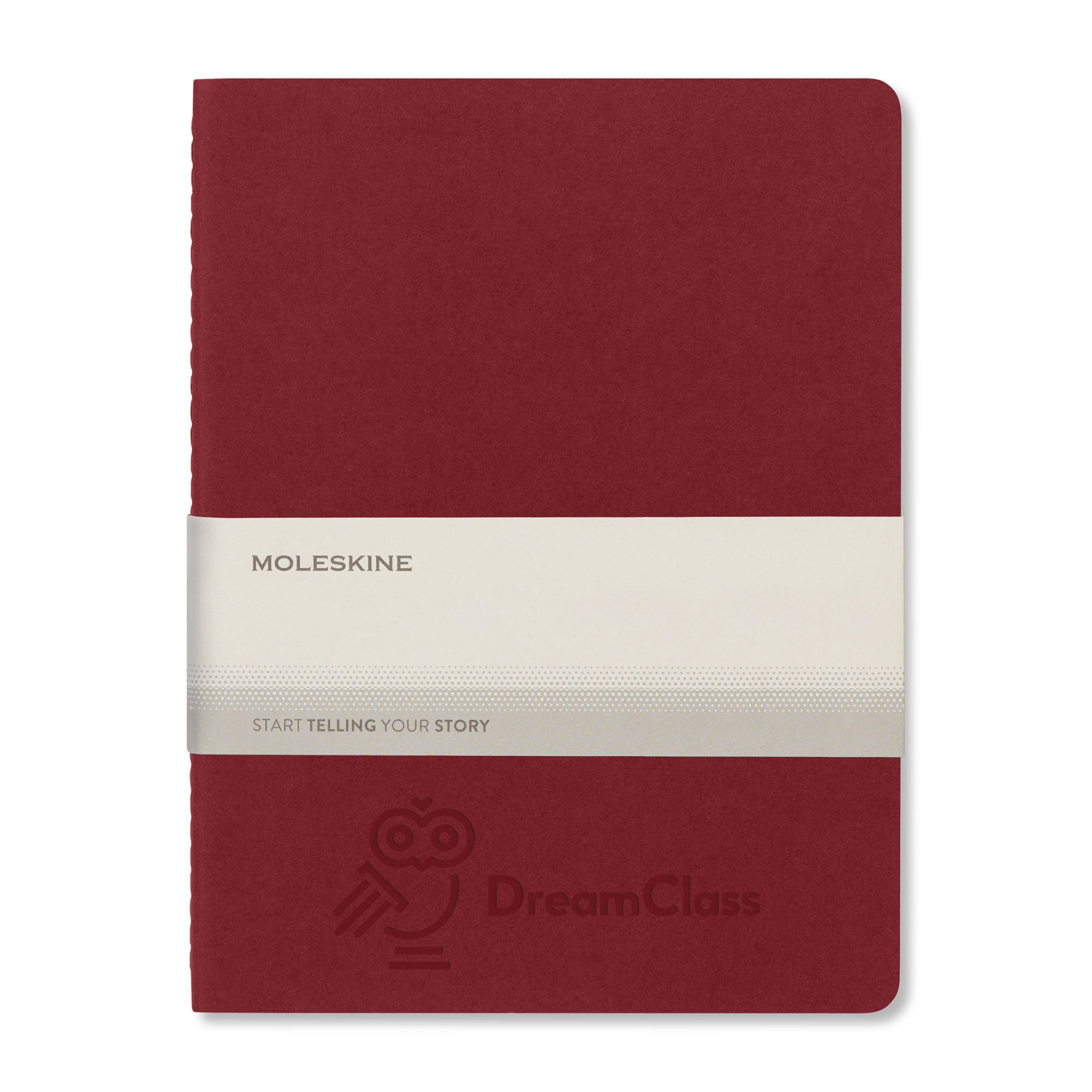 Picture of Moleskine Cahier Ruled X-Large Journal - Cranberry Red