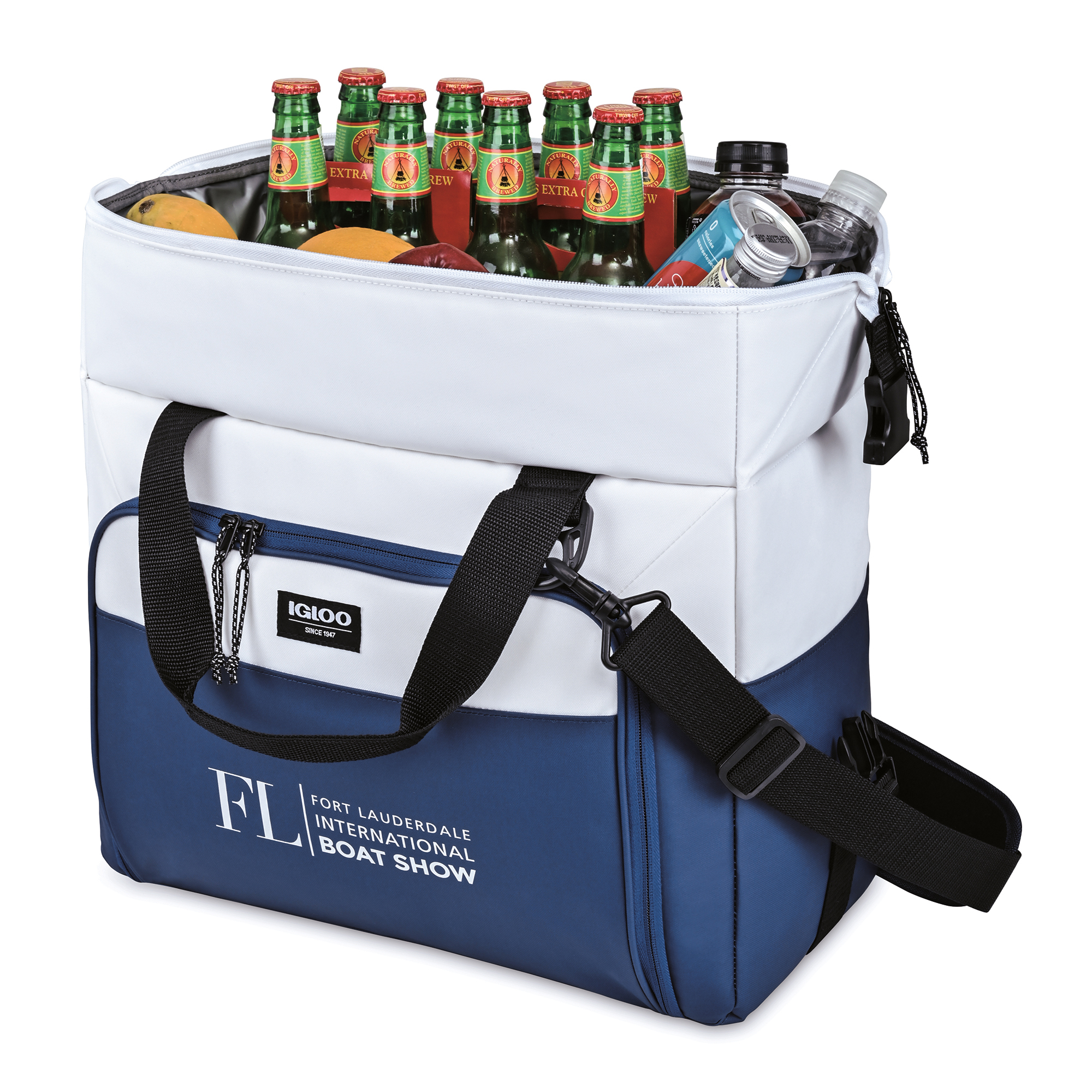 Picture of Igloo Seadrift Snap Down Cooler - Navy-White