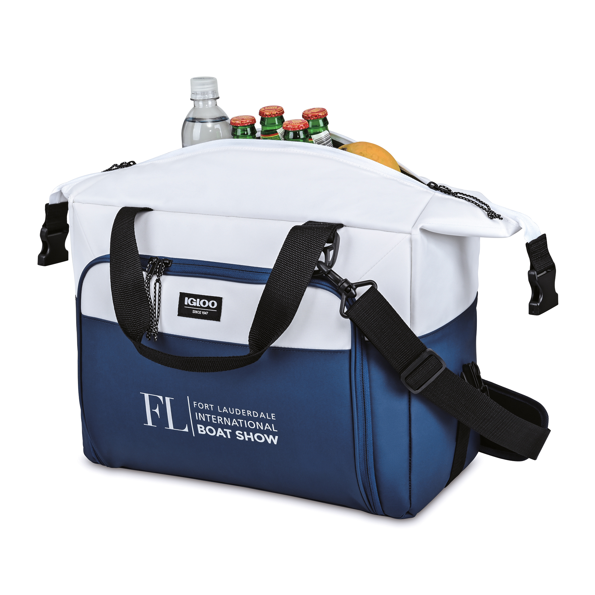 Picture of Igloo Seadrift Snap Down Cooler - Navy-White