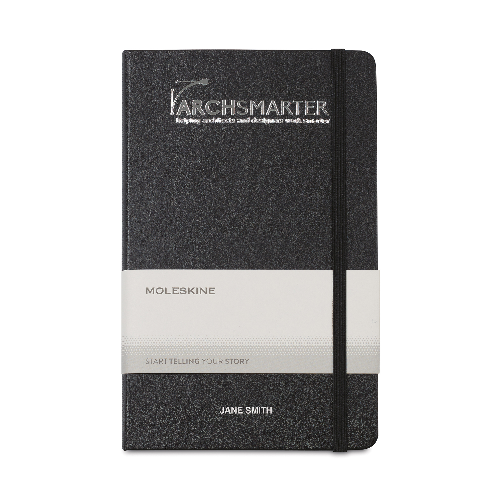 Picture of Moleskine Hard Cover Large Double Layout Notebook - Black