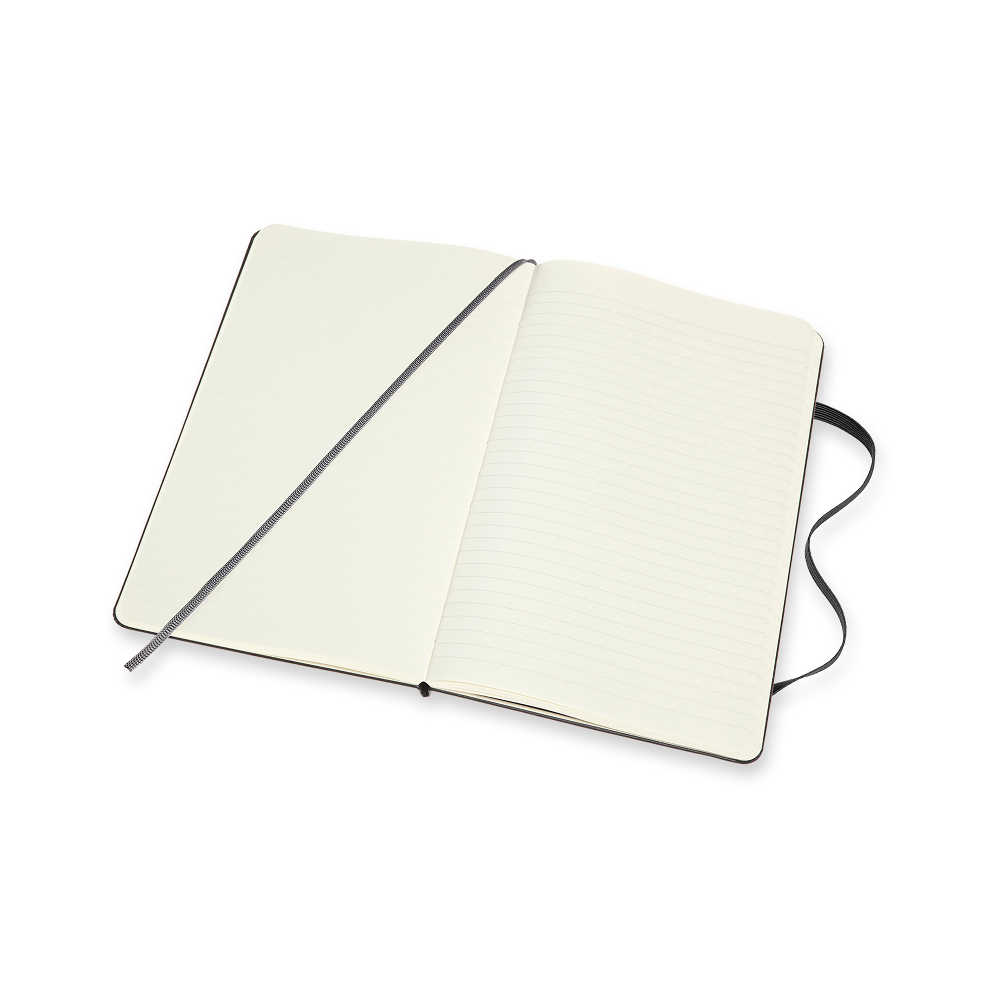 Picture of Moleskine Hard Cover Large Double Layout Notebook - Black