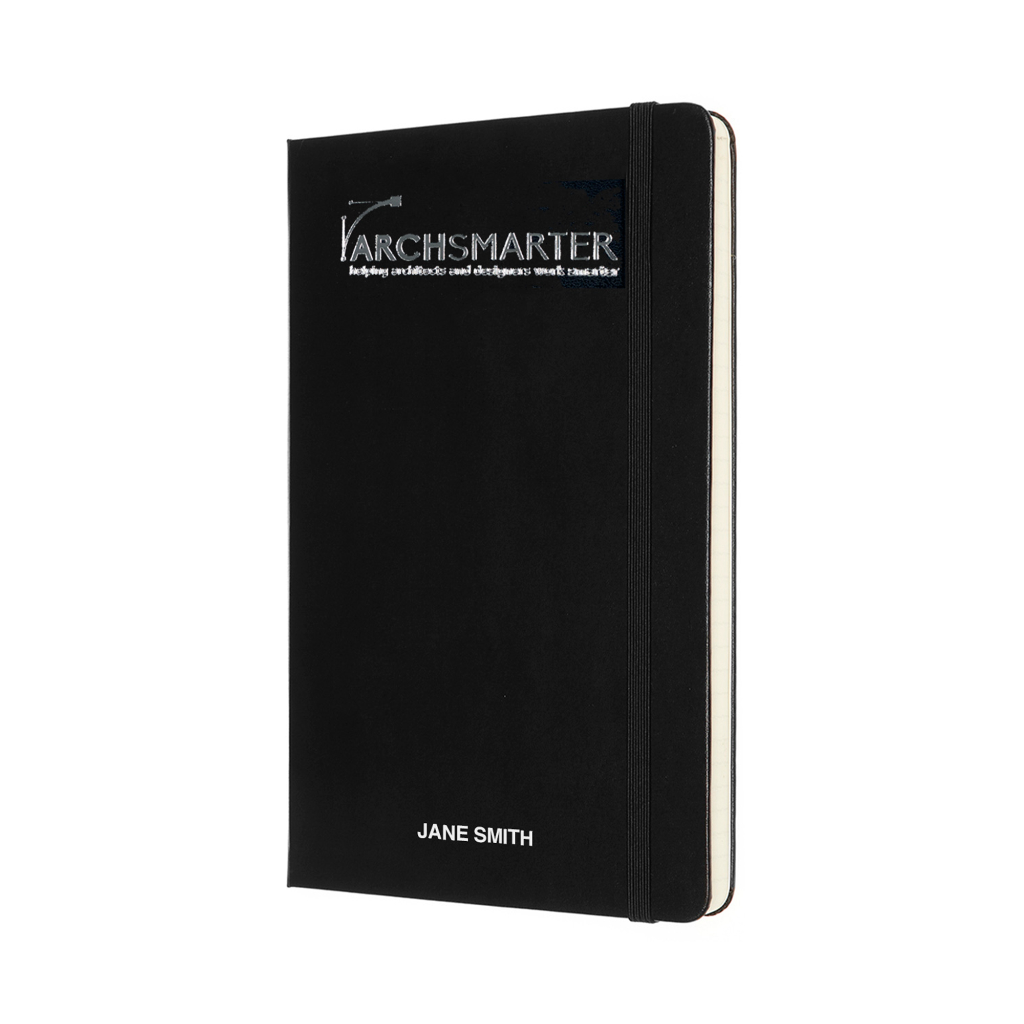Picture of Moleskine Hard Cover Large Double Layout Notebook - Black