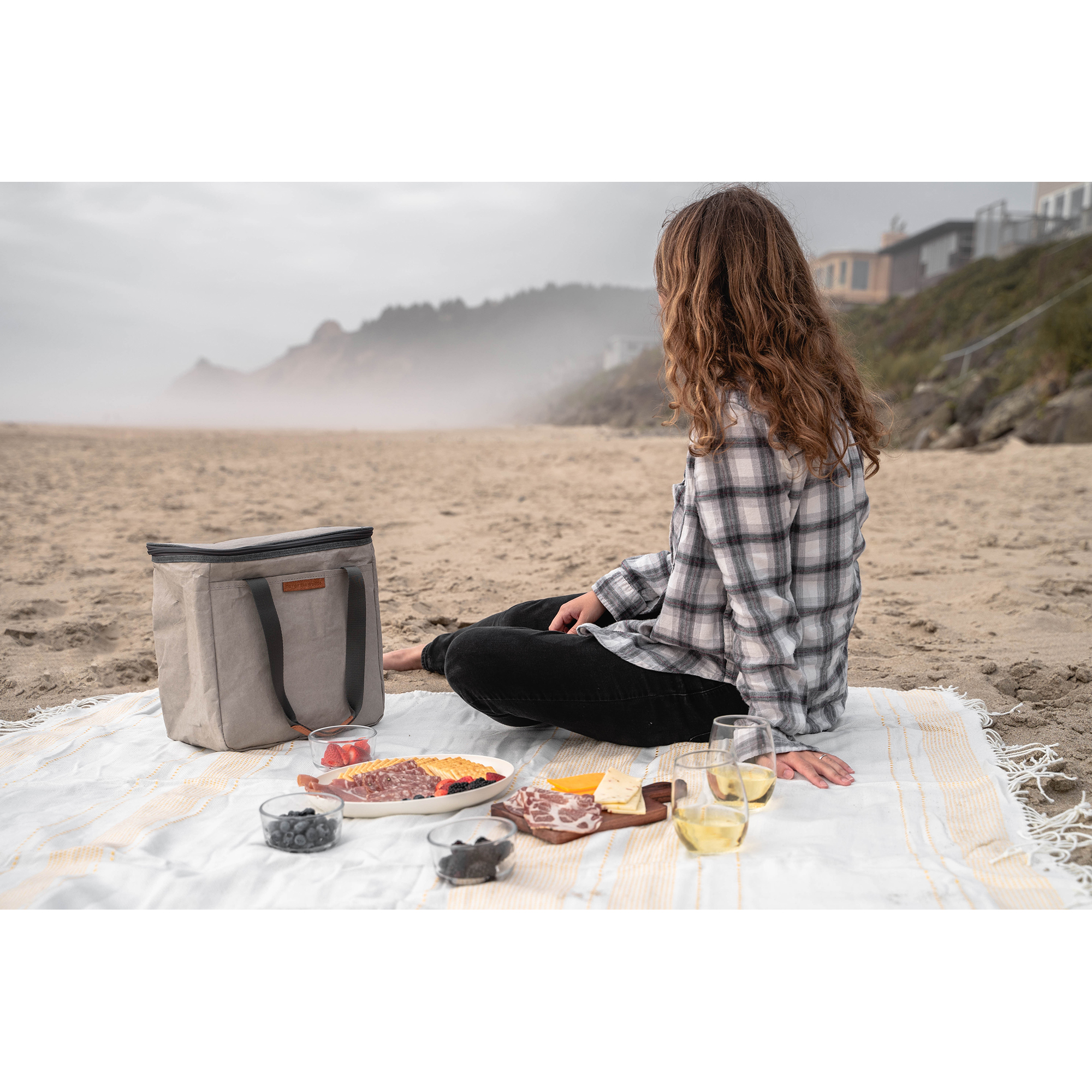 Picture of Out of the Woods Dolphin Cooler - Stone