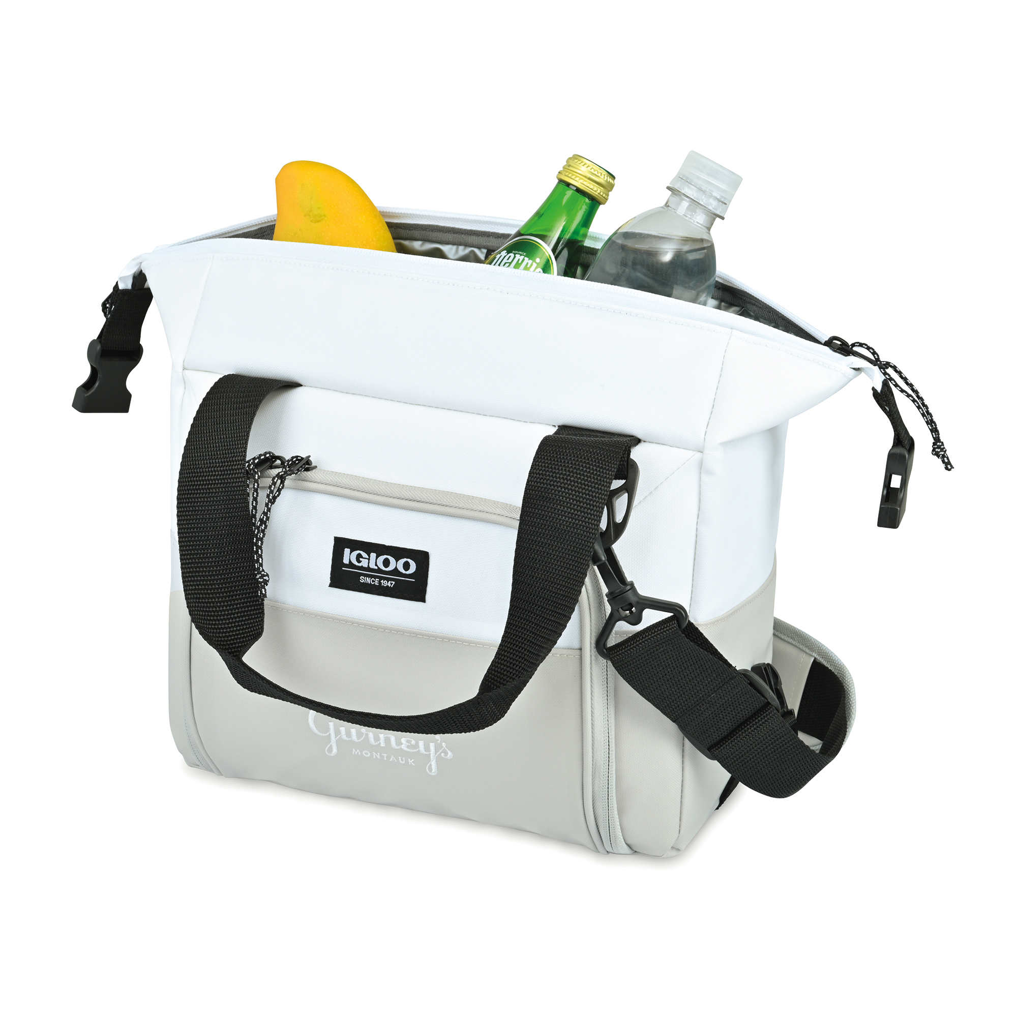 Picture of Igloo Seadrift Snap Down 12 Can Cooler - White-Grey