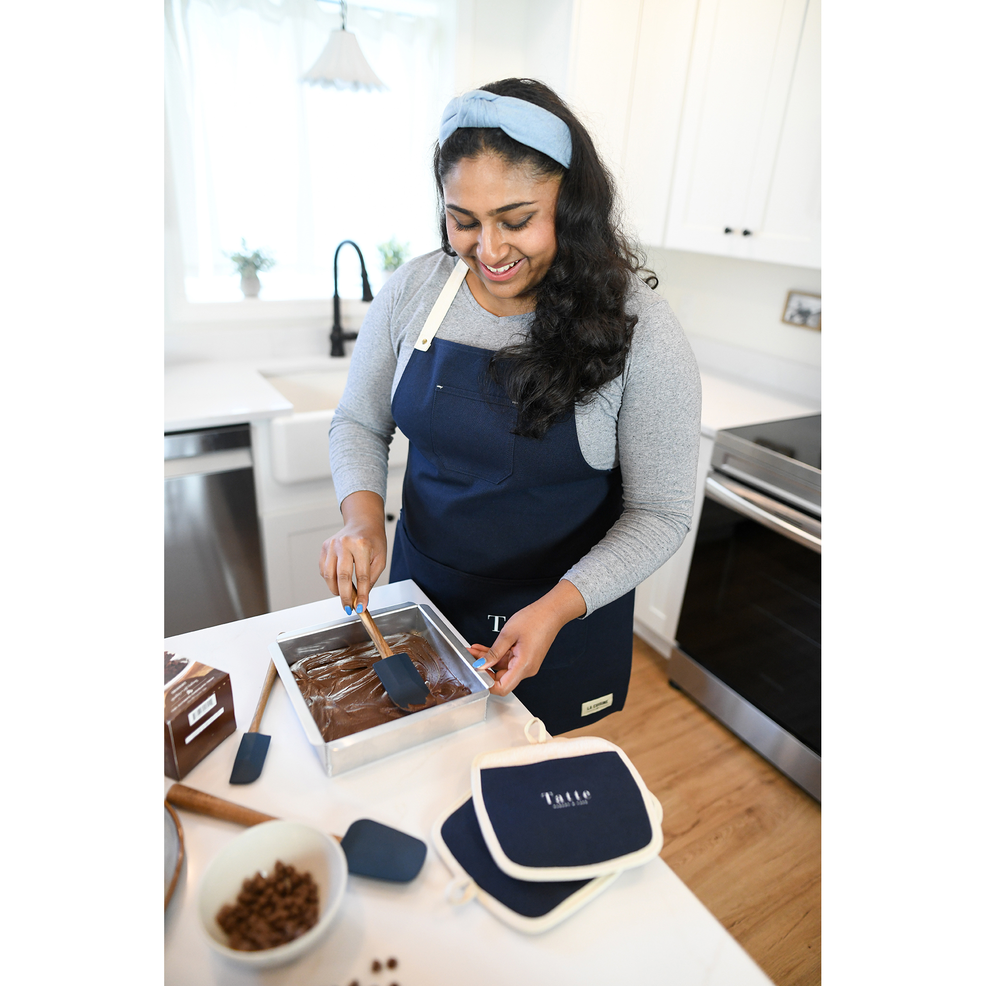 Picture of La Cuisine Prep Apron - Navy