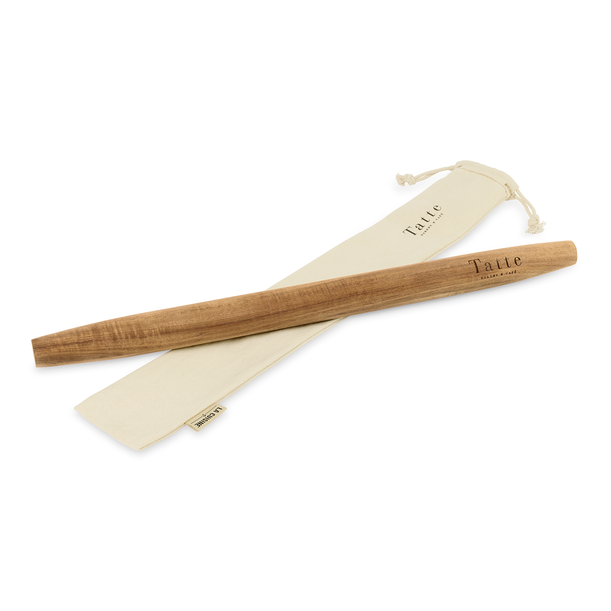 Picture of La Cuisine French Rolling Pin with Storage Bag - Wood