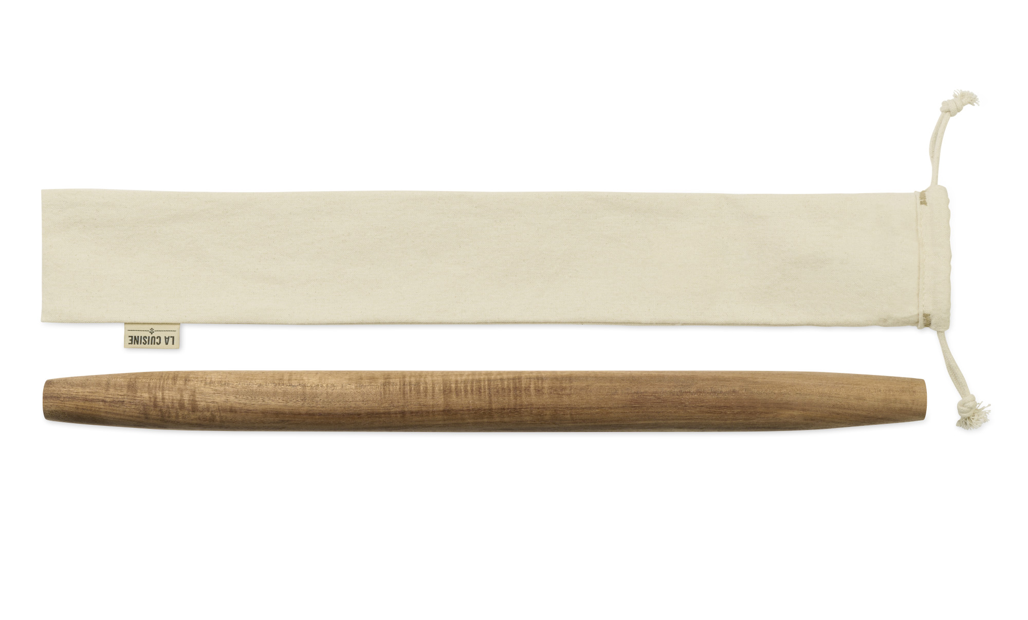 Picture of La Cuisine French Rolling Pin with Storage Bag - Wood
