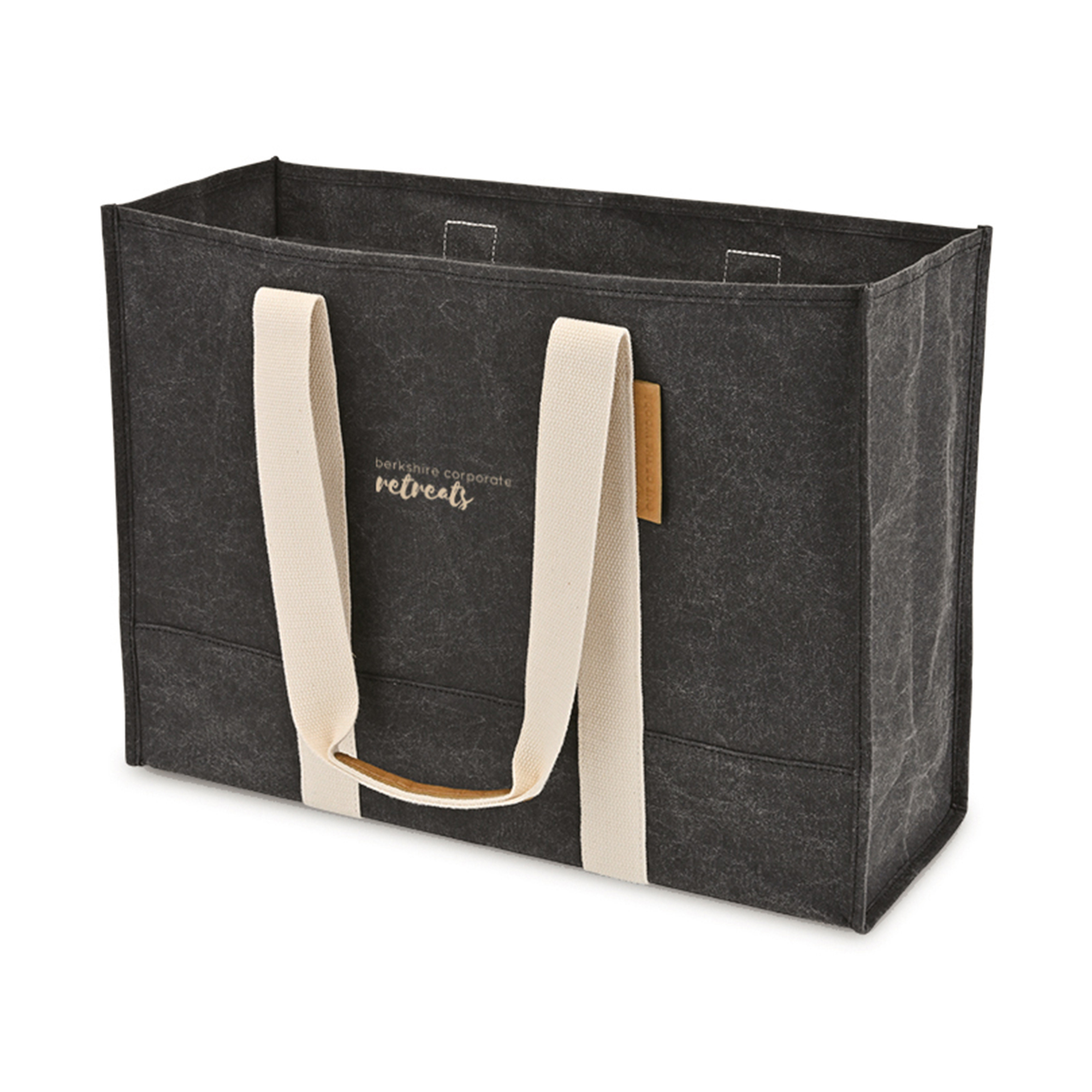 Picture of Out of the Woods Large Market Tote - Ebony