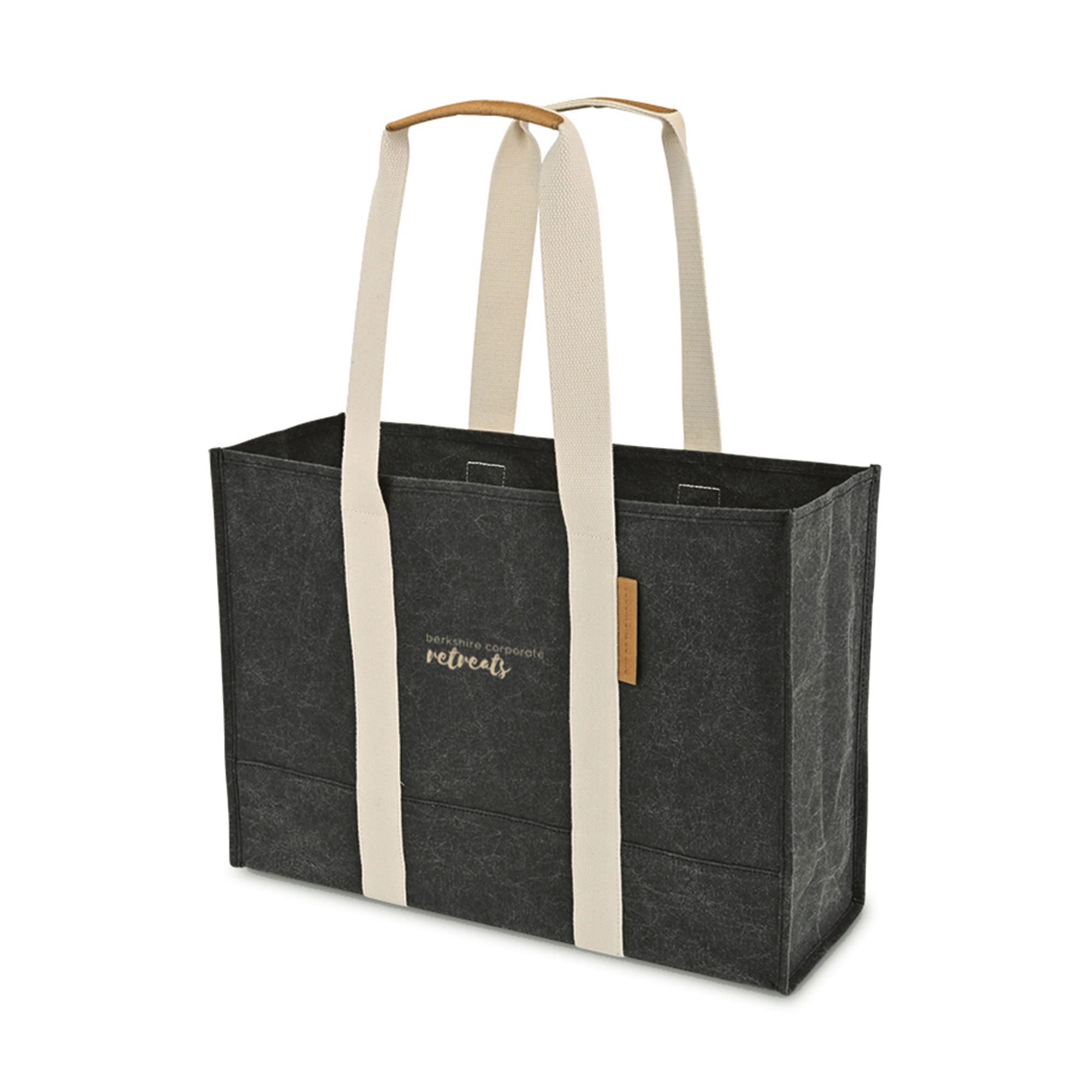 Picture of Out of the Woods Large Market Tote - Ebony