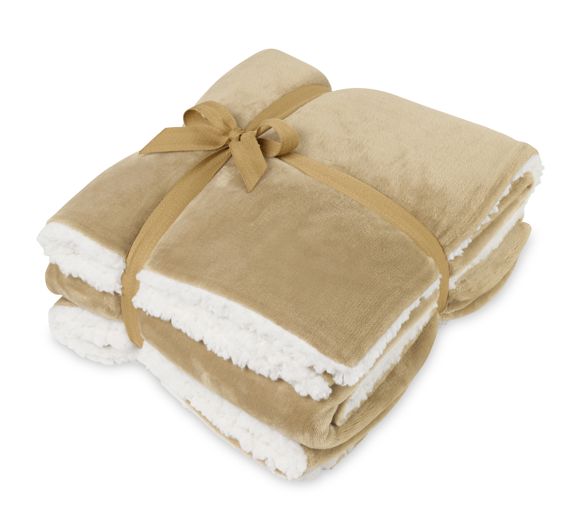 Picture of Mink Sherpa Blanket - Iced Coffee