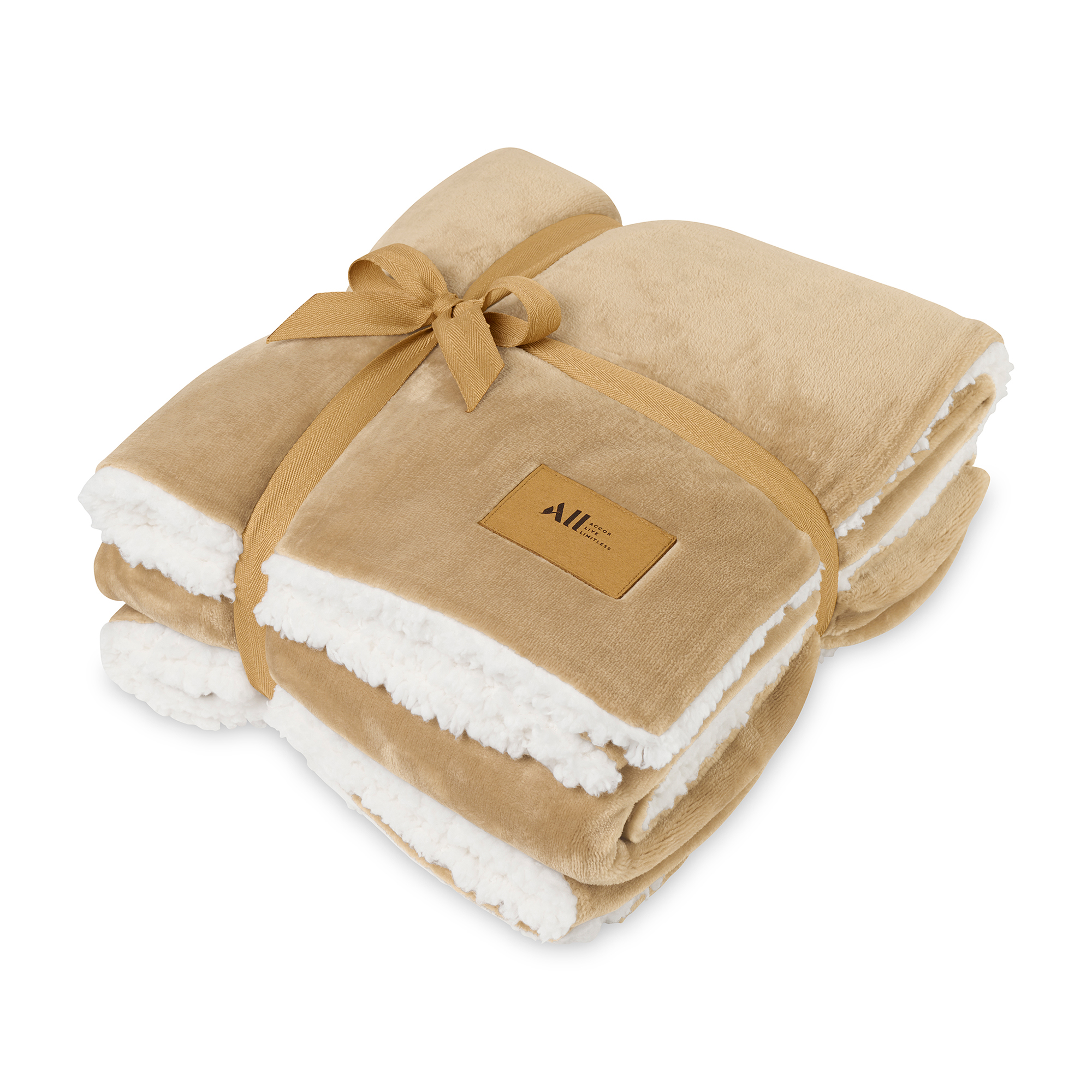 Picture of Mink Sherpa Blanket - Iced Coffee