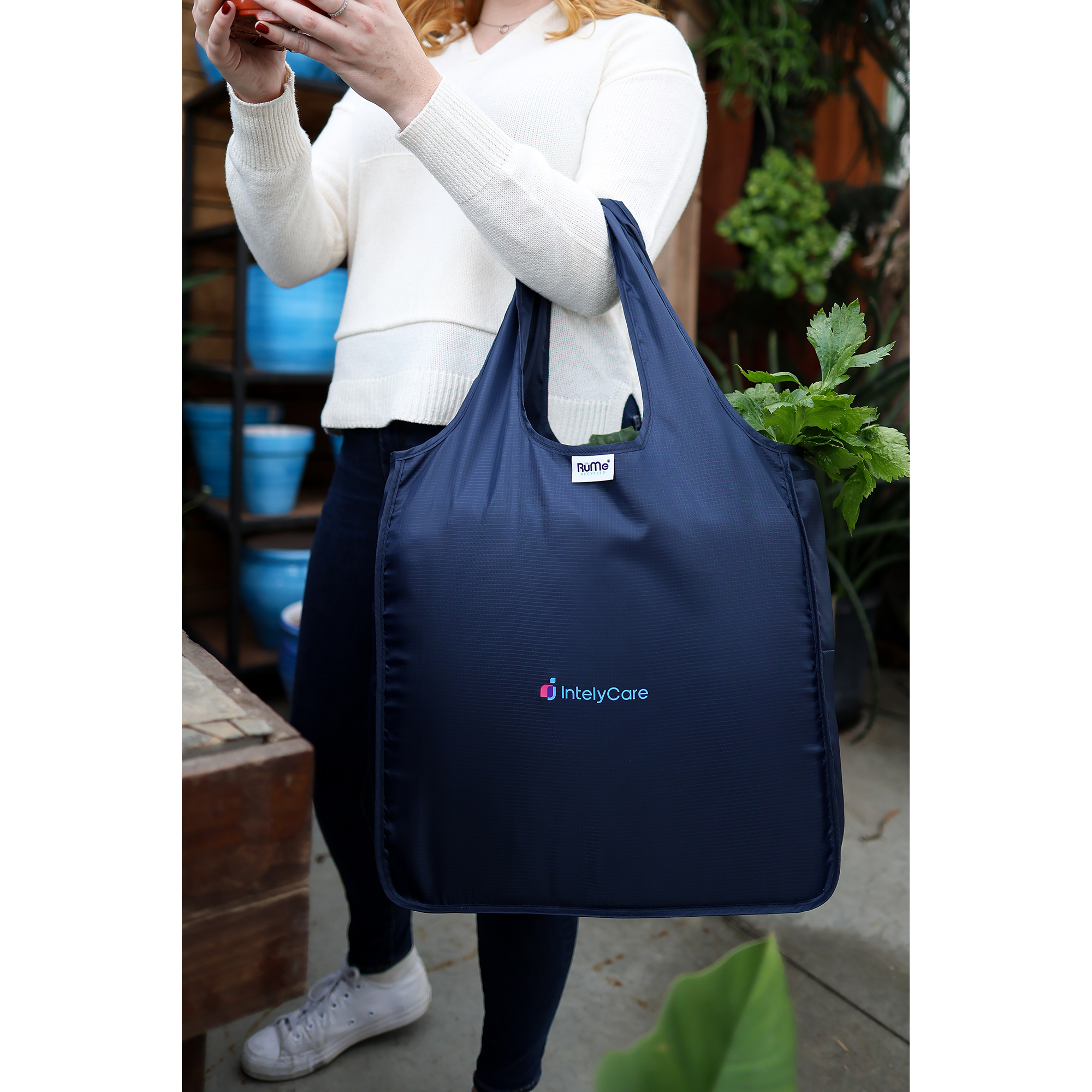 Picture of RuMe Recycled Ripstop rPET Medium Tote - Navy