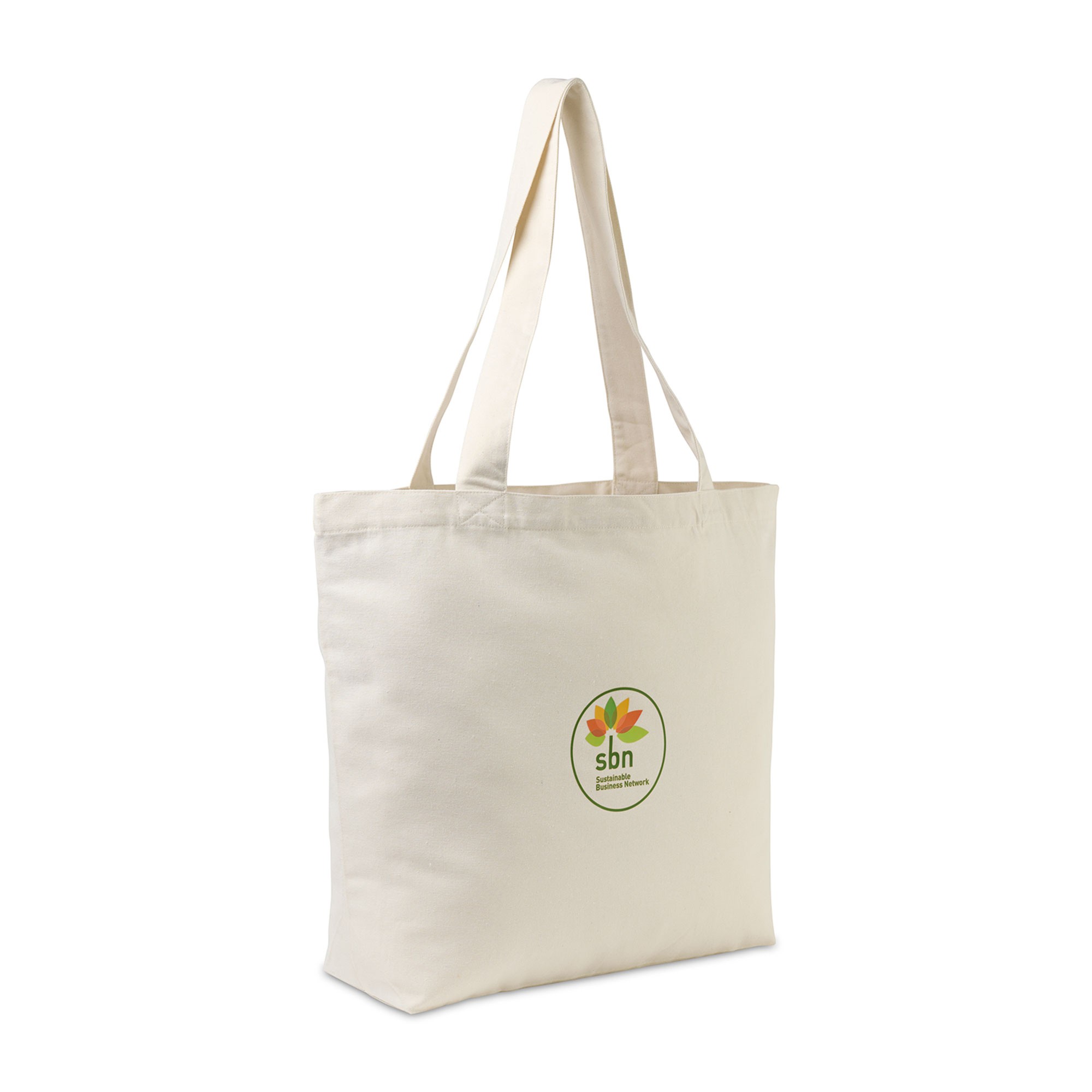 Picture of Recycled Cotton Shopper Tote with Interior Pocket - AWARE - Natural