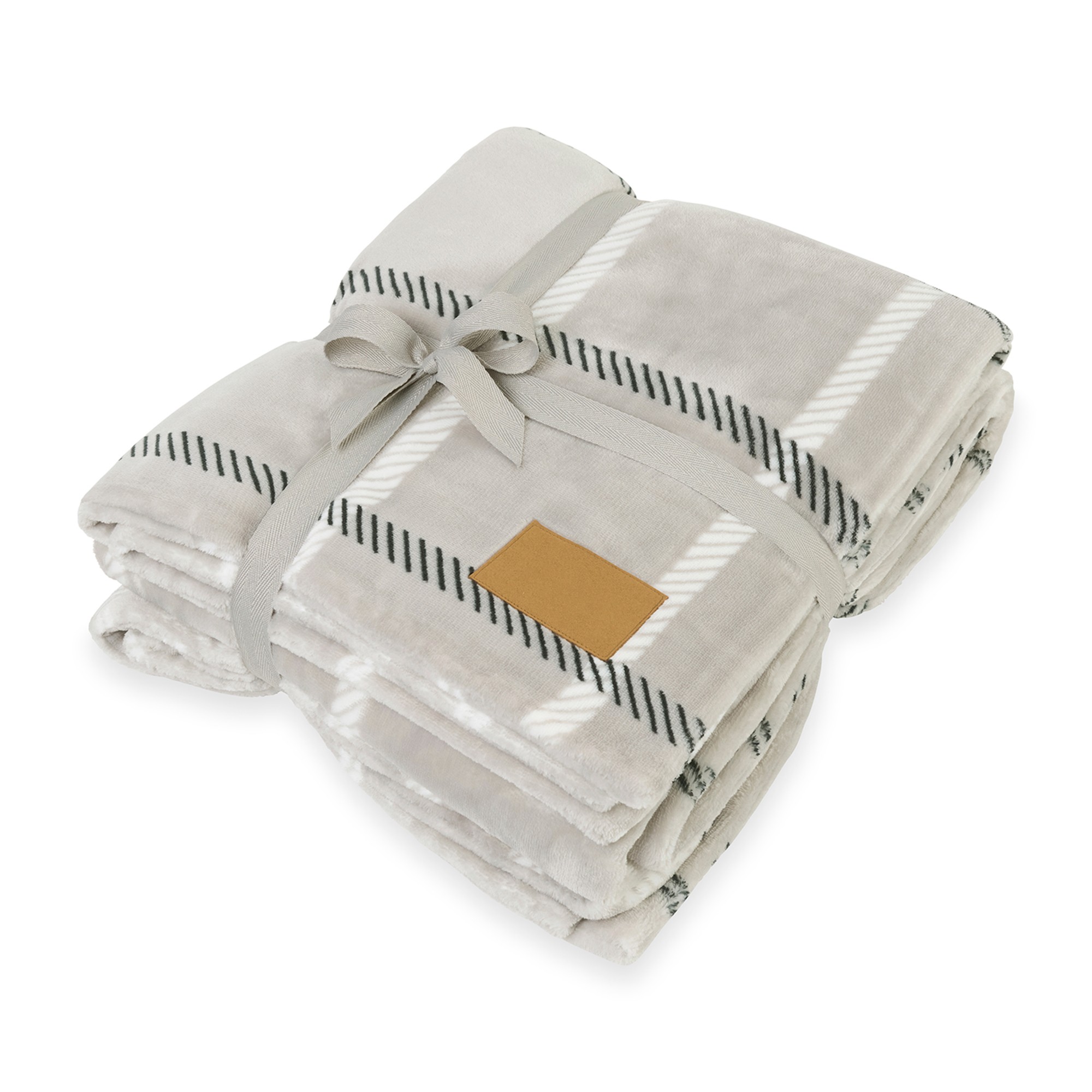 Picture of Elegant Lodge Throw Blanket - Lodge Grey