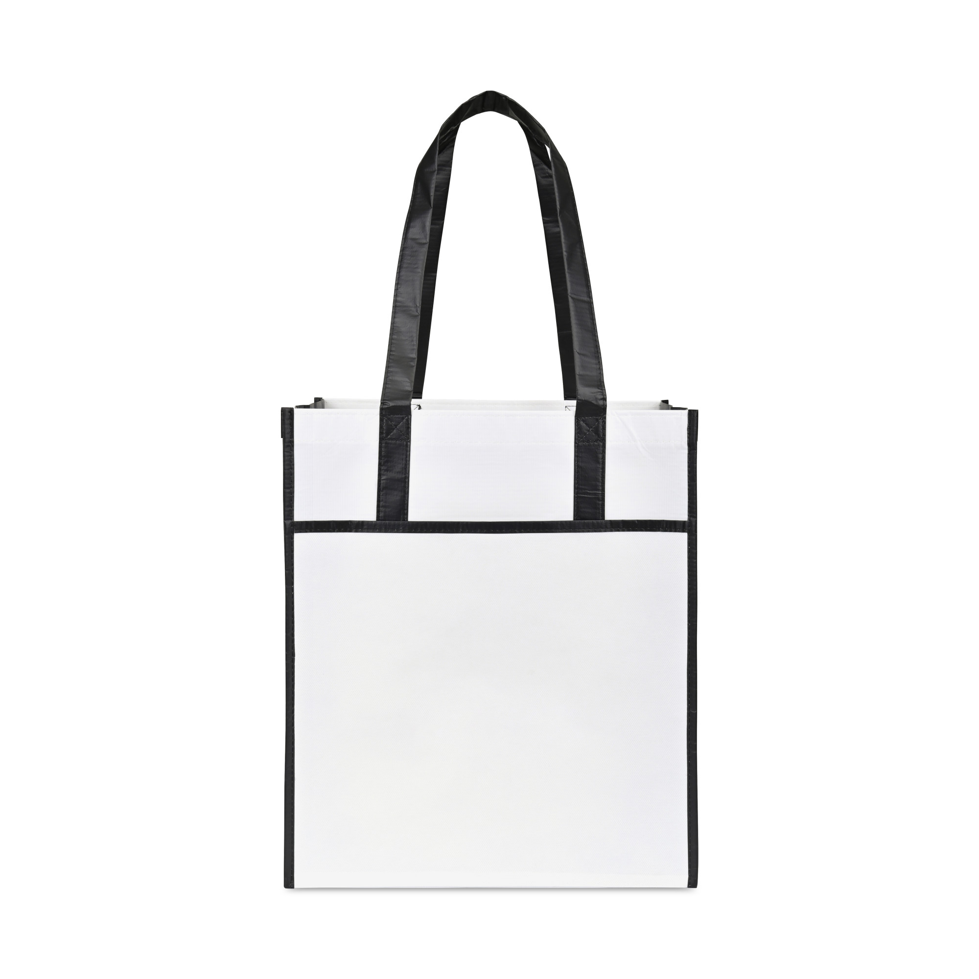 Picture of Harlow Laminated Recycled Non-Woven Shopper - Black