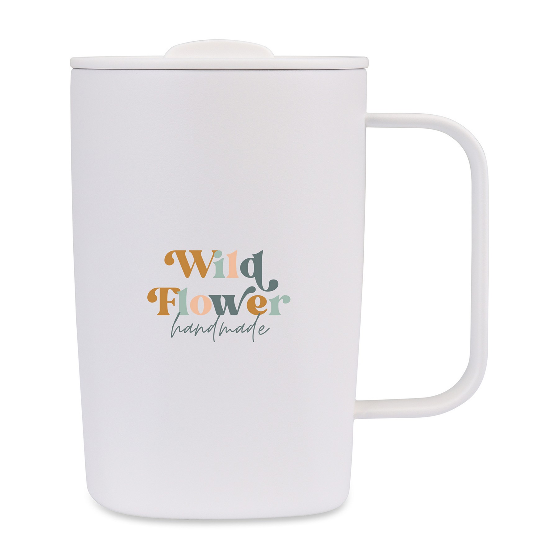Picture of Aviana Rowan Recycled Stainless Steel Mug - 15 Oz. - Marshmallow