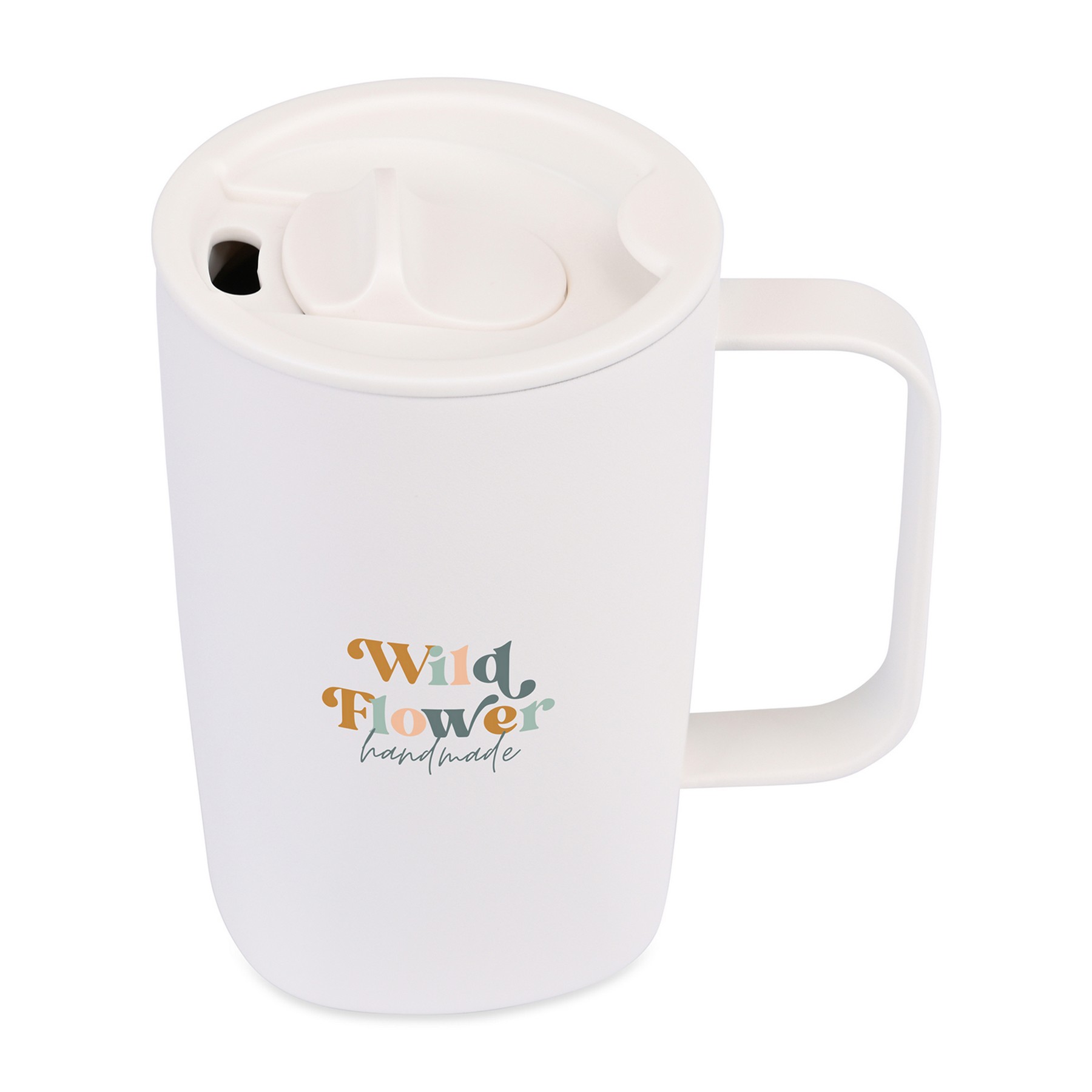 Picture of Aviana Rowan Recycled Stainless Steel Mug - 15 Oz. - Marshmallow