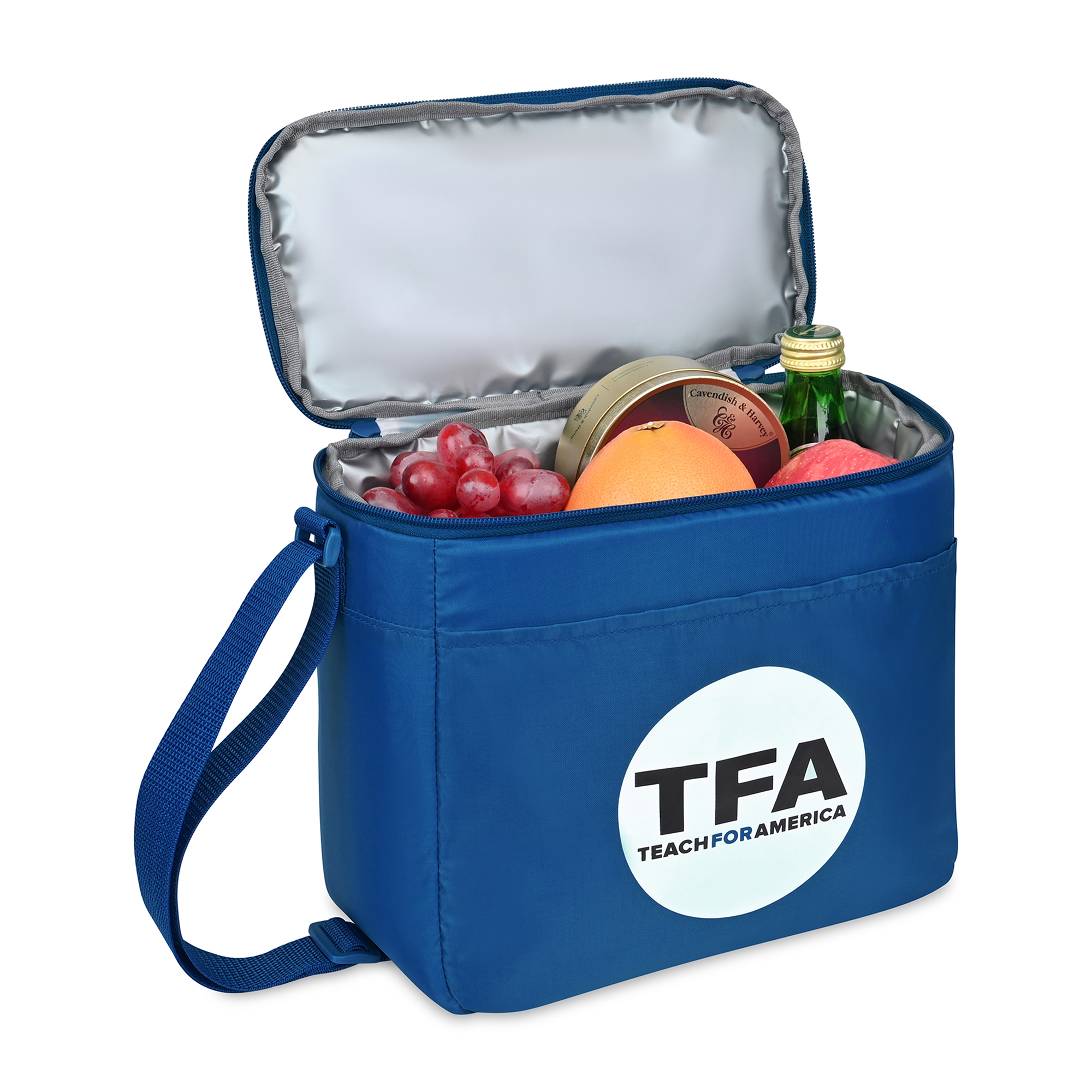 Picture of Arlo Recycled rPET 9 Can Box Cooler - Royal Blue
