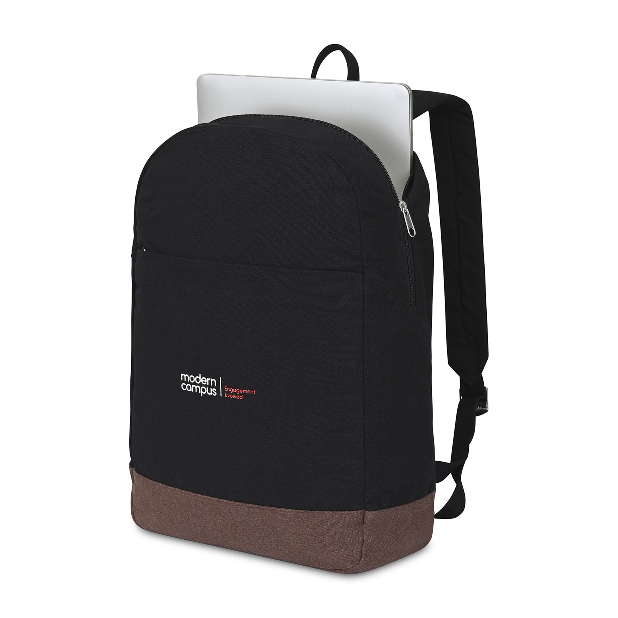 Picture of Ivy Recycled Cotton Laptop Backpack - AWARE - Black