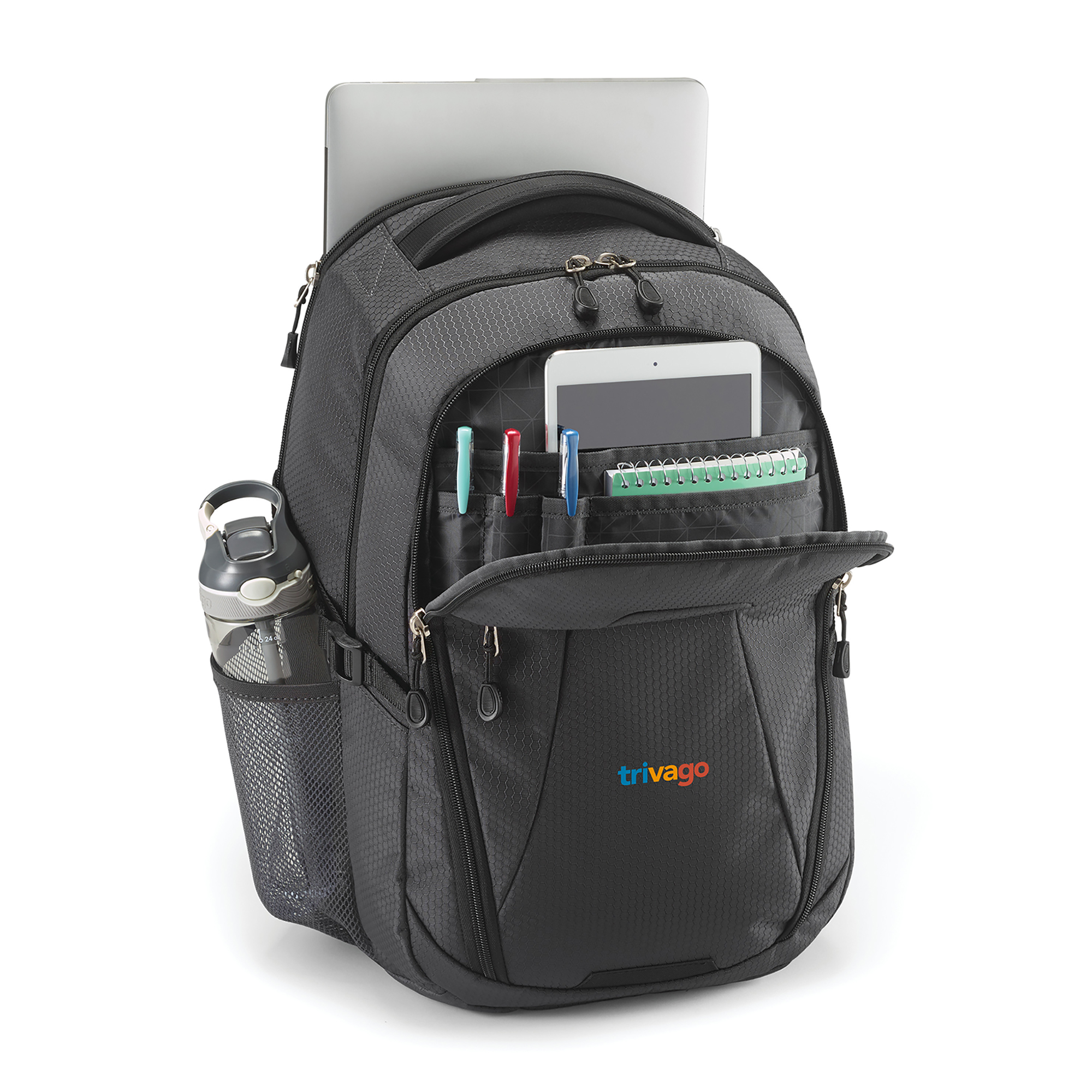 Picture of High Sierra Fairlead Laptop Backpack - Mercury-Black