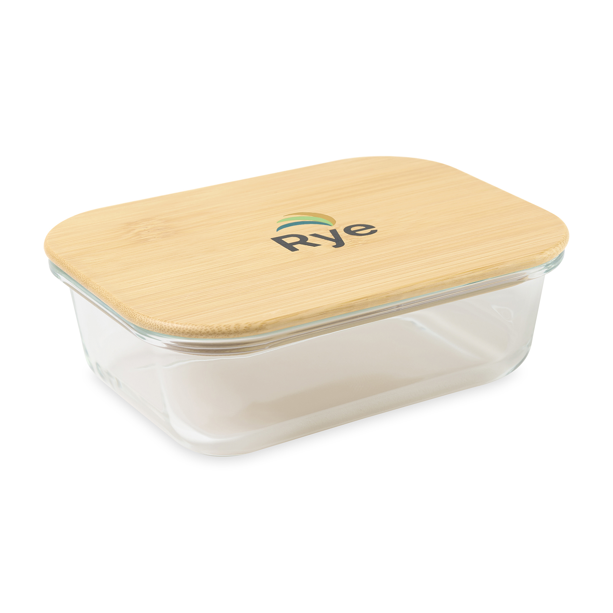 Picture of 2 Cup Bamboo Storage Container - Bamboo