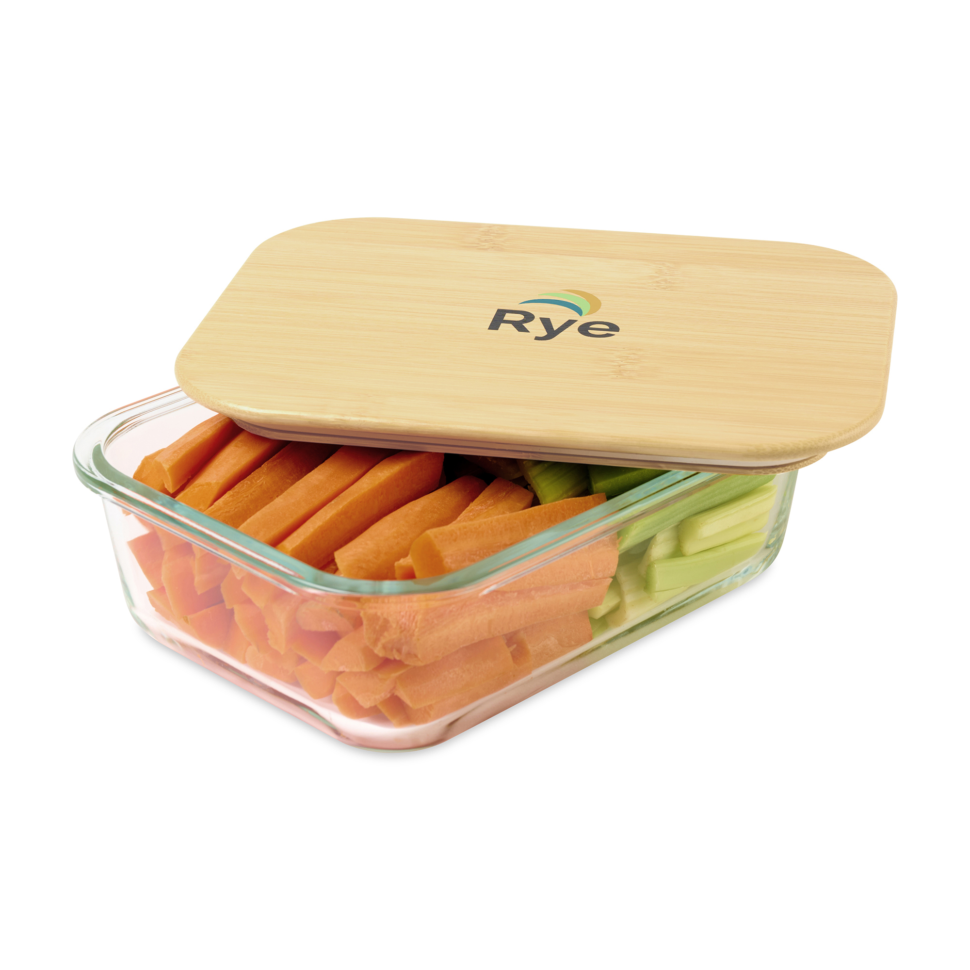Picture of 4 Cup Bamboo Storage Container - Bamboo