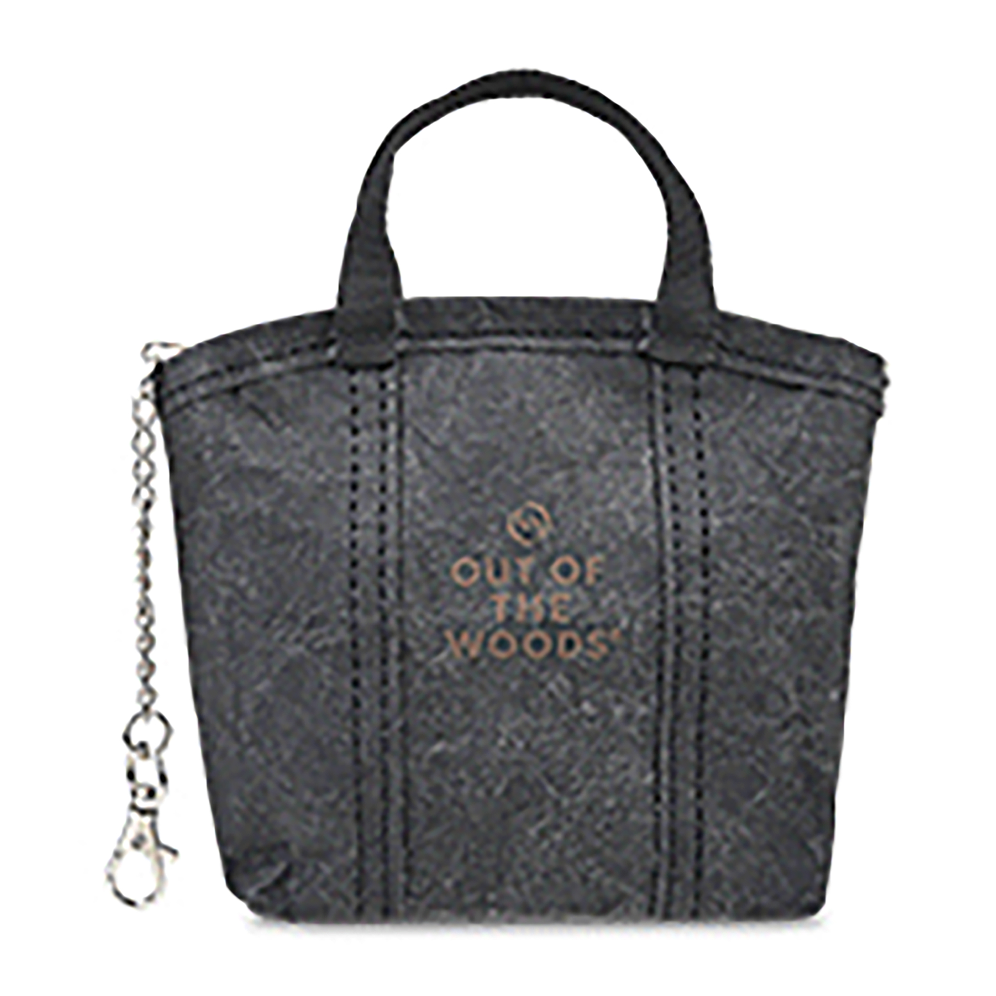 Picture of Out of the Woods Iconic Shopper MicroTote Bag Charm - Ebony