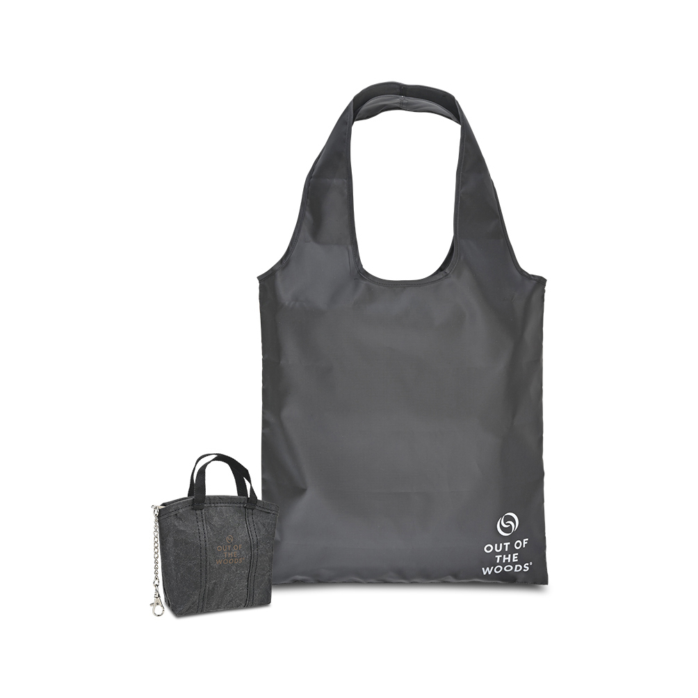 Picture of Out of the Woods Iconic Shopper MicroTote Bag Charm - Ebony