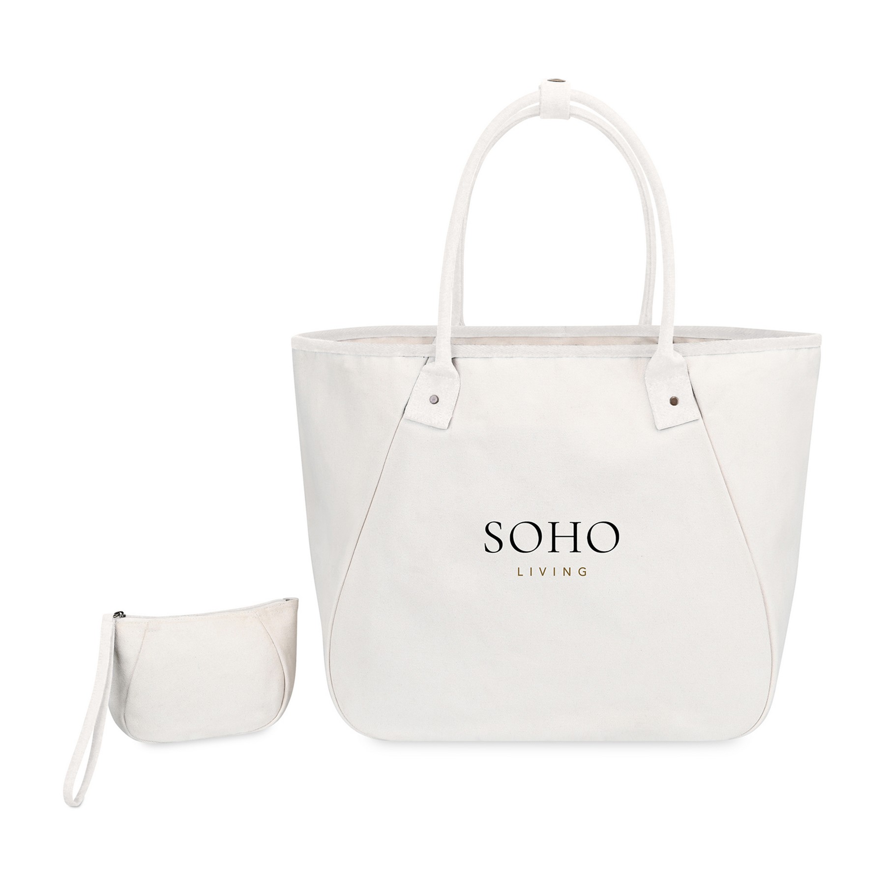 Picture of Market Street Tapered Carryall Tote - Natural