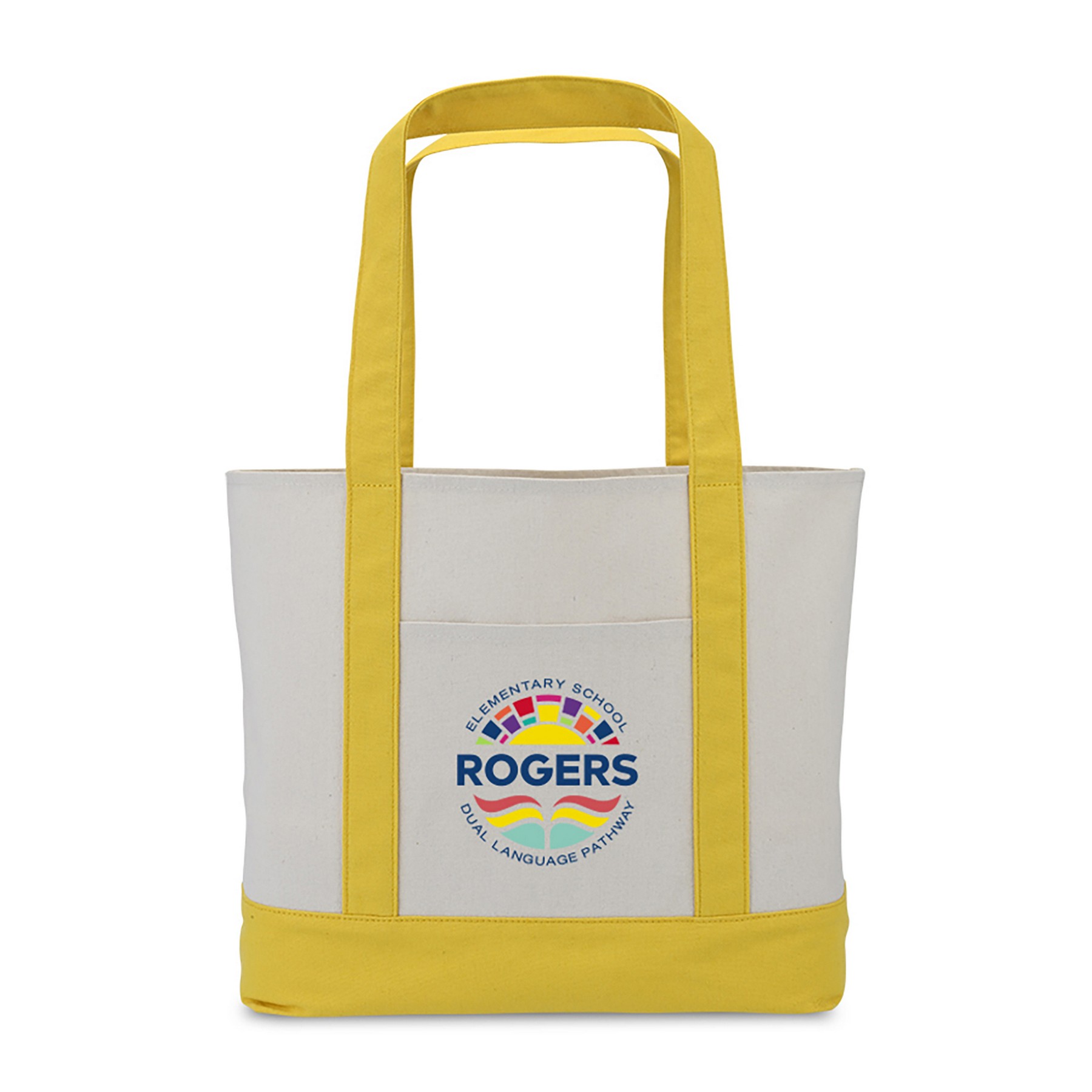 Picture of Large Canvas Tote - Yellow