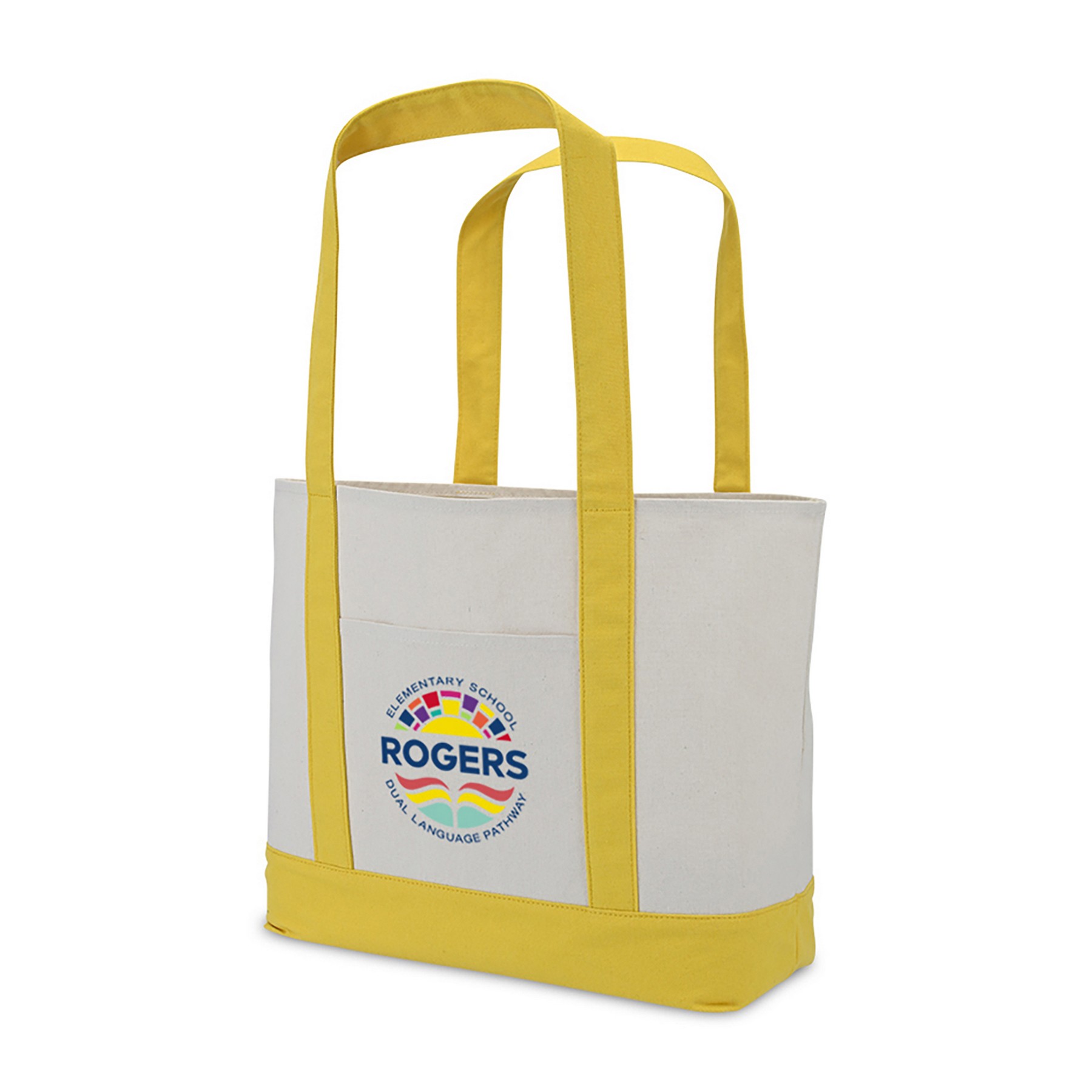 Picture of Large Canvas Tote - Yellow