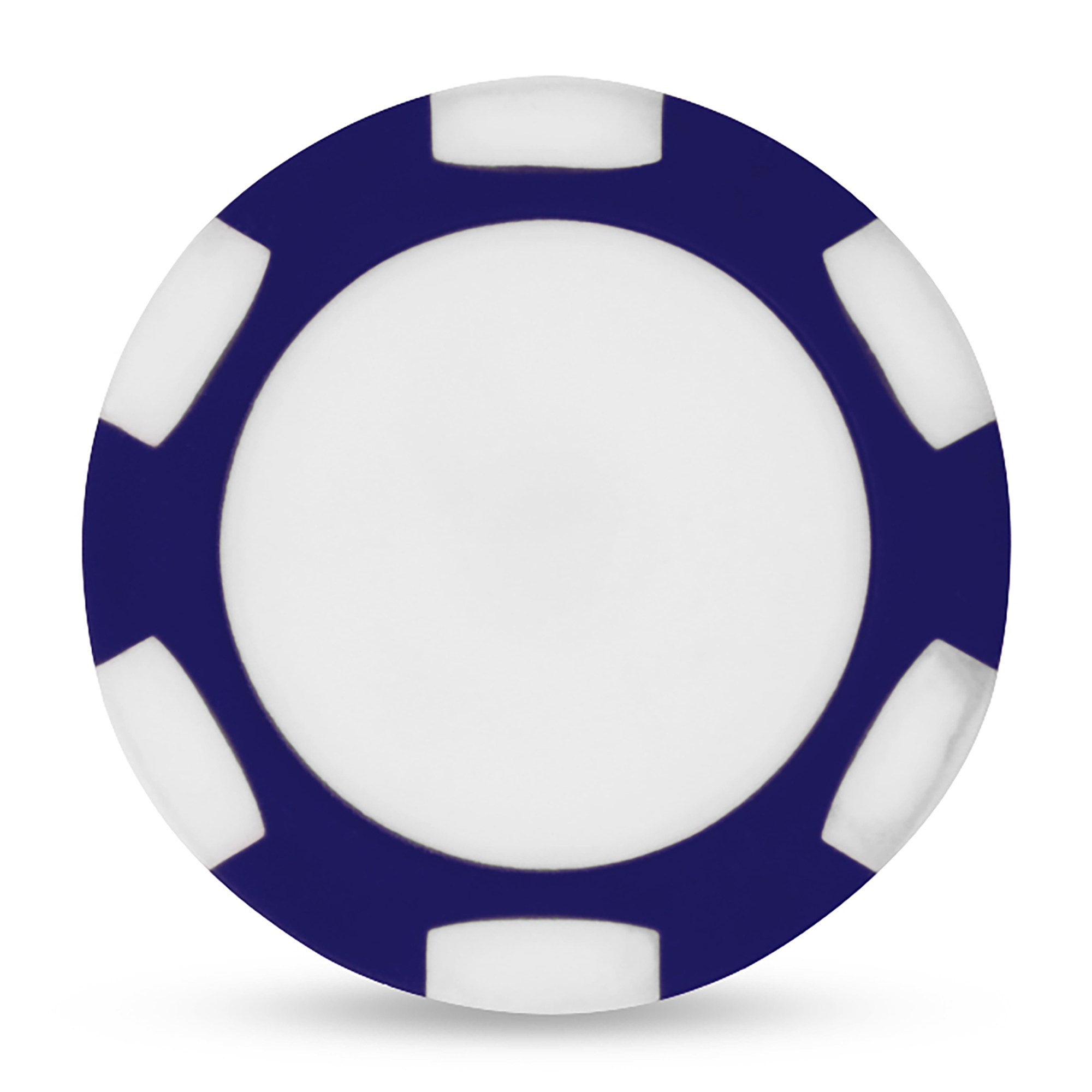 Picture of Ahead Poker Chip with Ball Marker - Navy-White