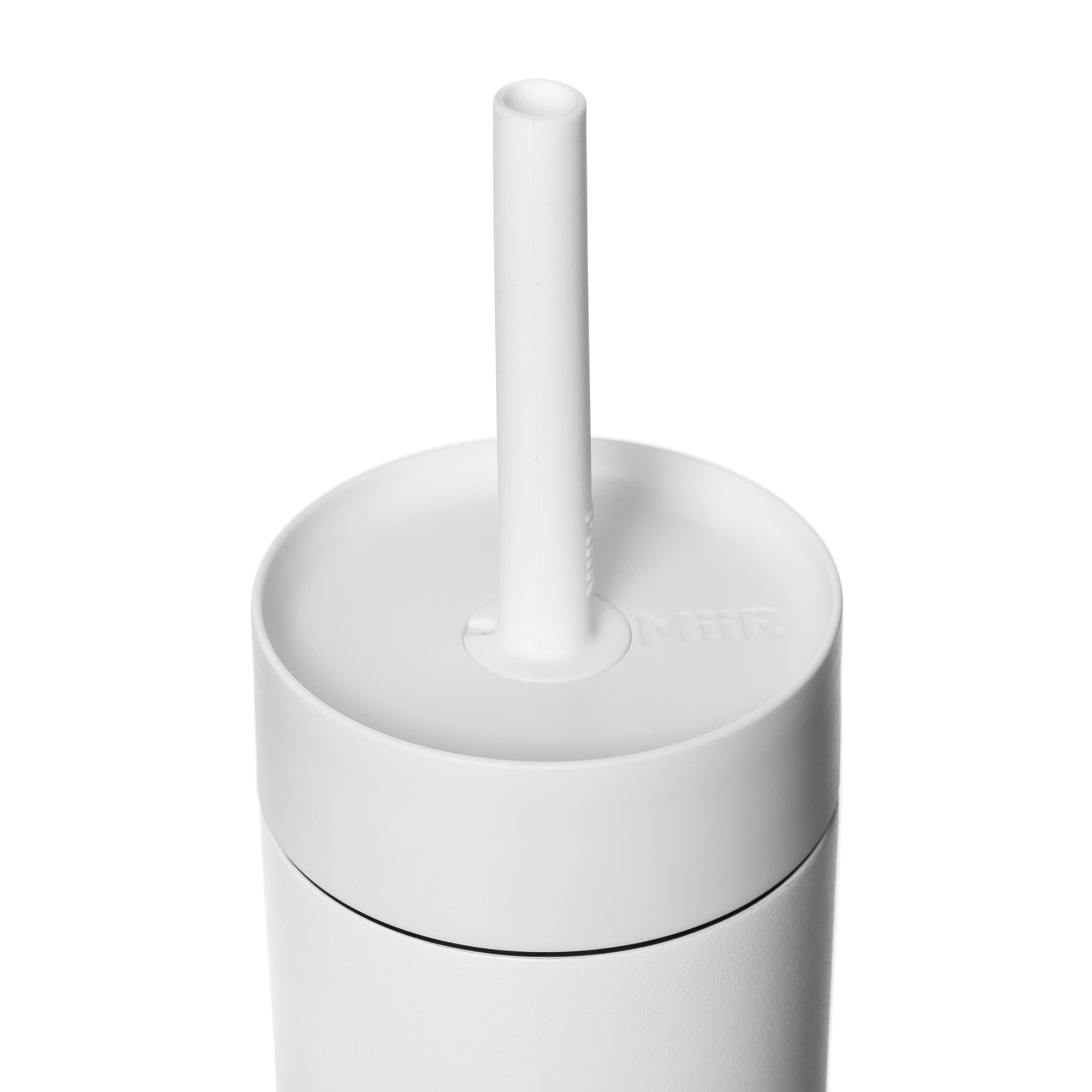 Picture of MiiR Sipper Straw Bottle - 16 Oz. - White Powder