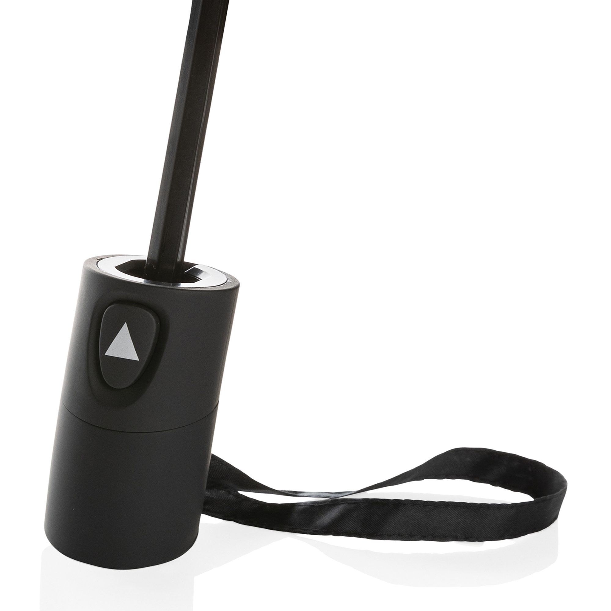 Picture of 21" Impact AWARE RPET 190T Mini Auto Open Umbrella - Black