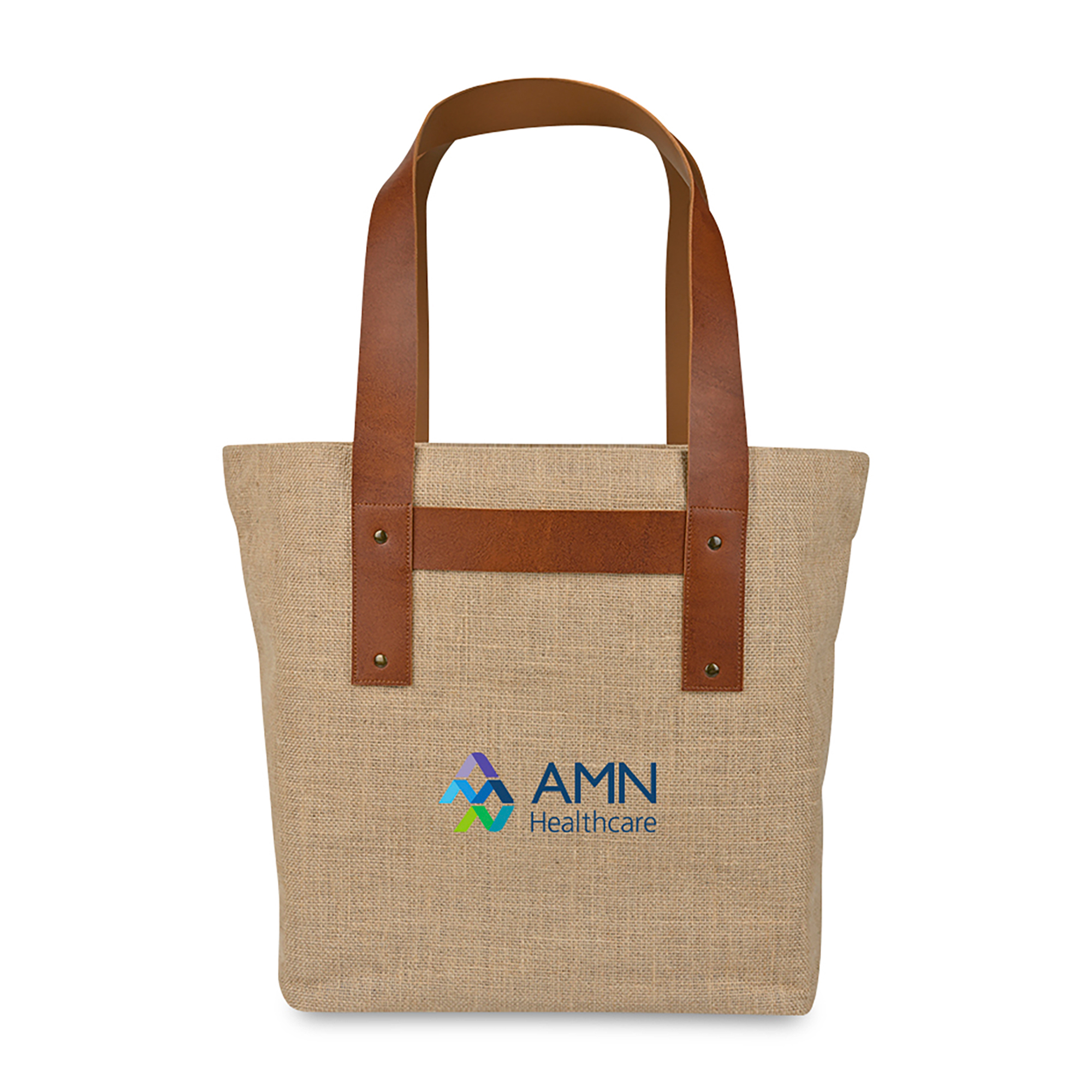 Picture of Out of the Woods Jute T-Strap Tote - Natural