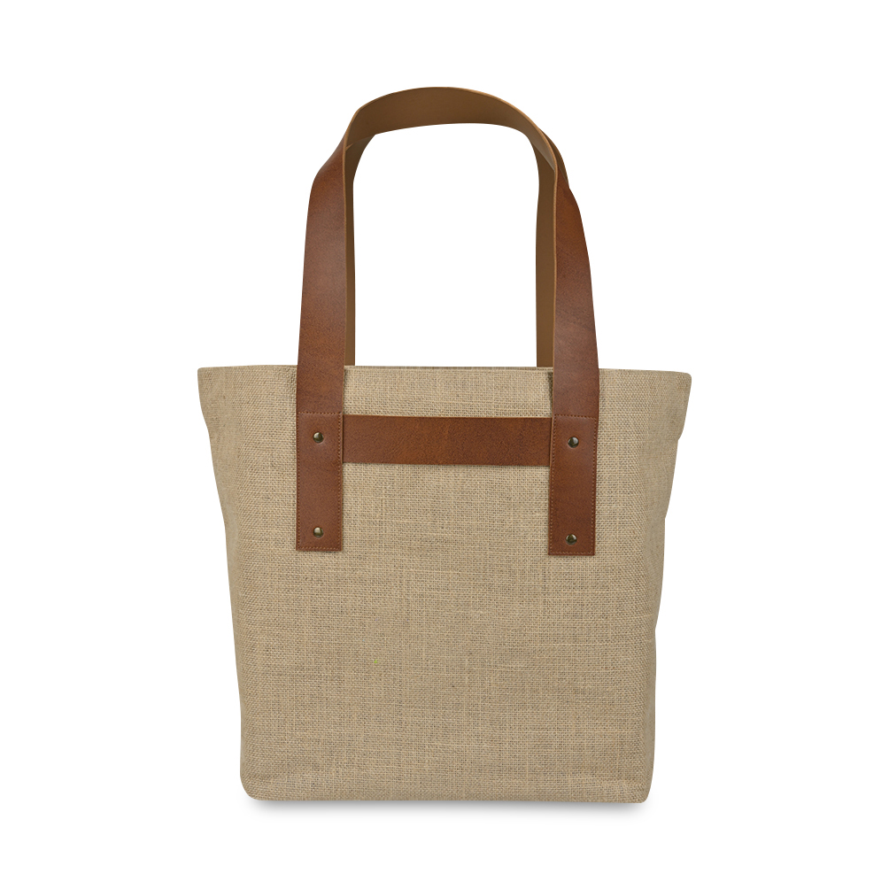 Picture of Out of the Woods Jute T-Strap Tote - Natural