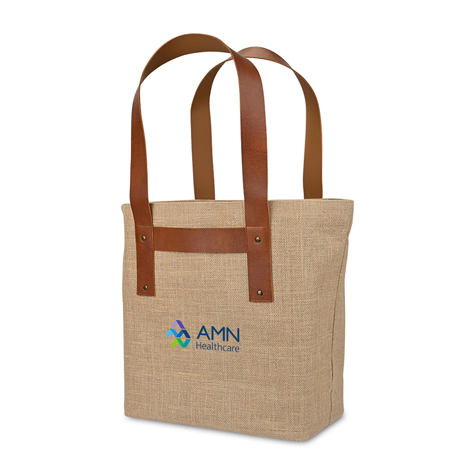 Picture of Out of the Woods Jute T-Strap Tote - Natural