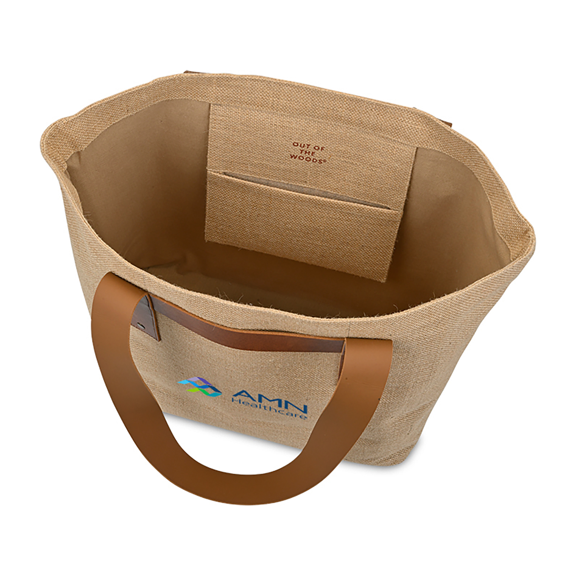 Picture of Out of the Woods Jute T-Strap Tote - Natural