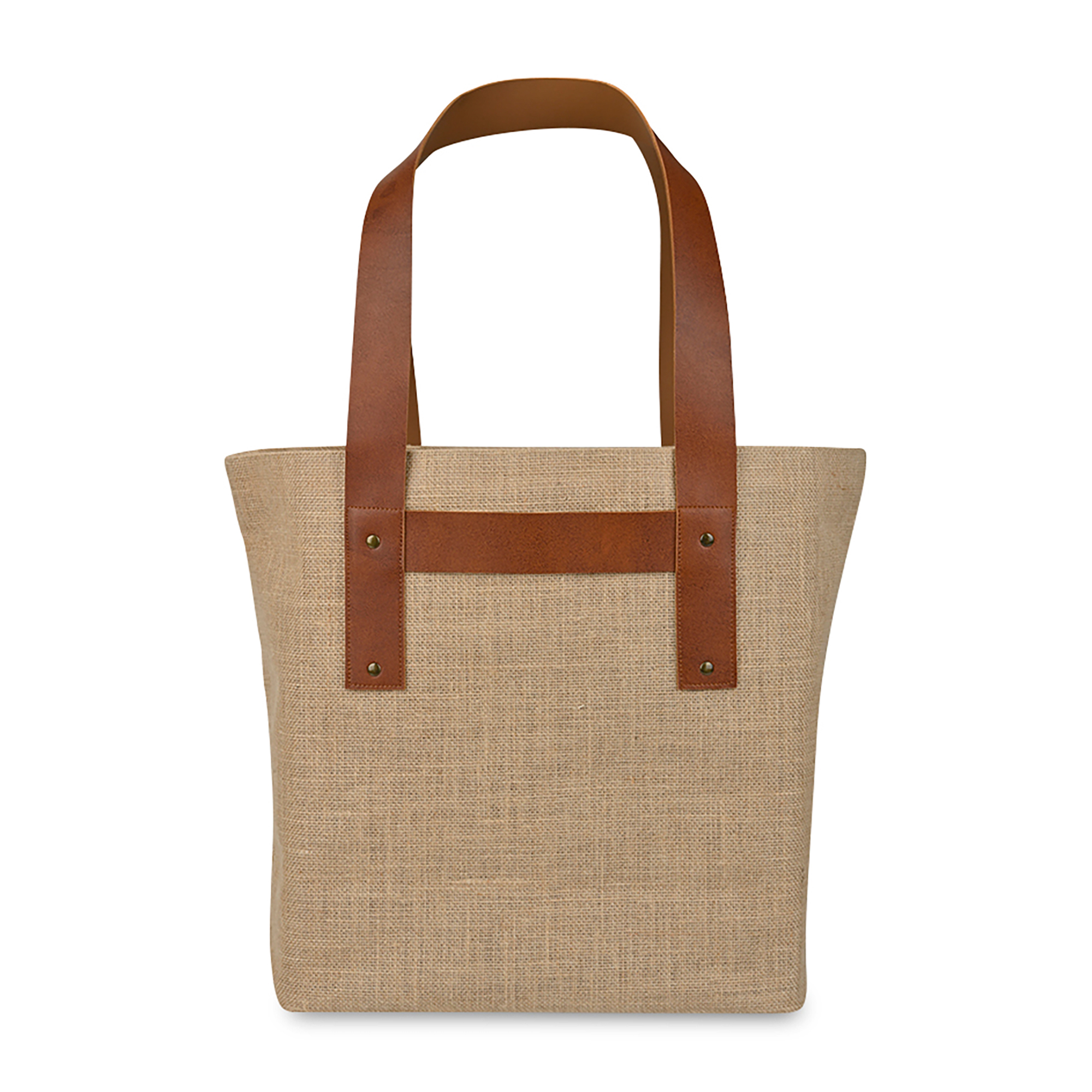 Picture of Out of the Woods Jute T-Strap Tote - Natural