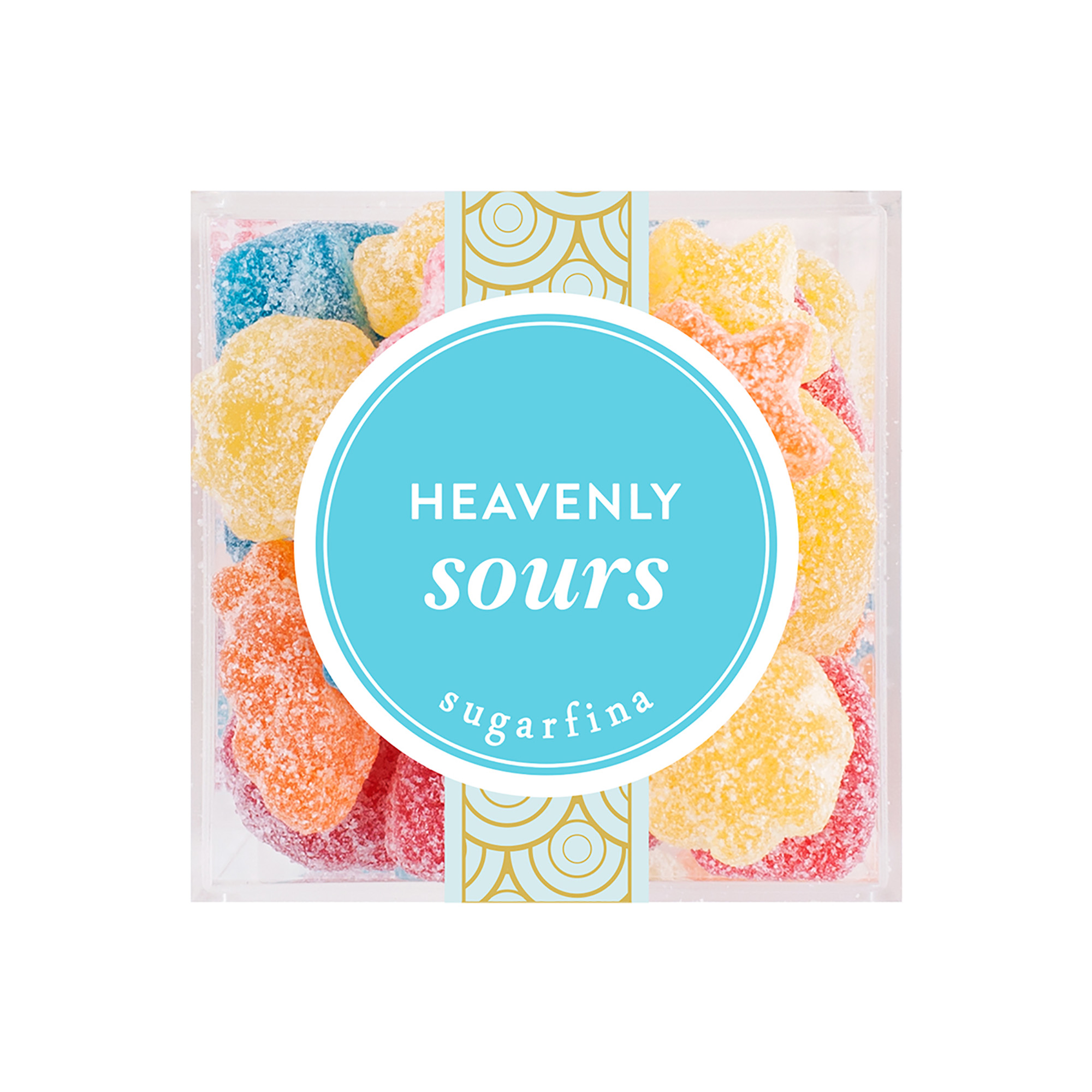 Picture of Sugarfina Heavenly Sours Candy Cube Gift Bag - Natural