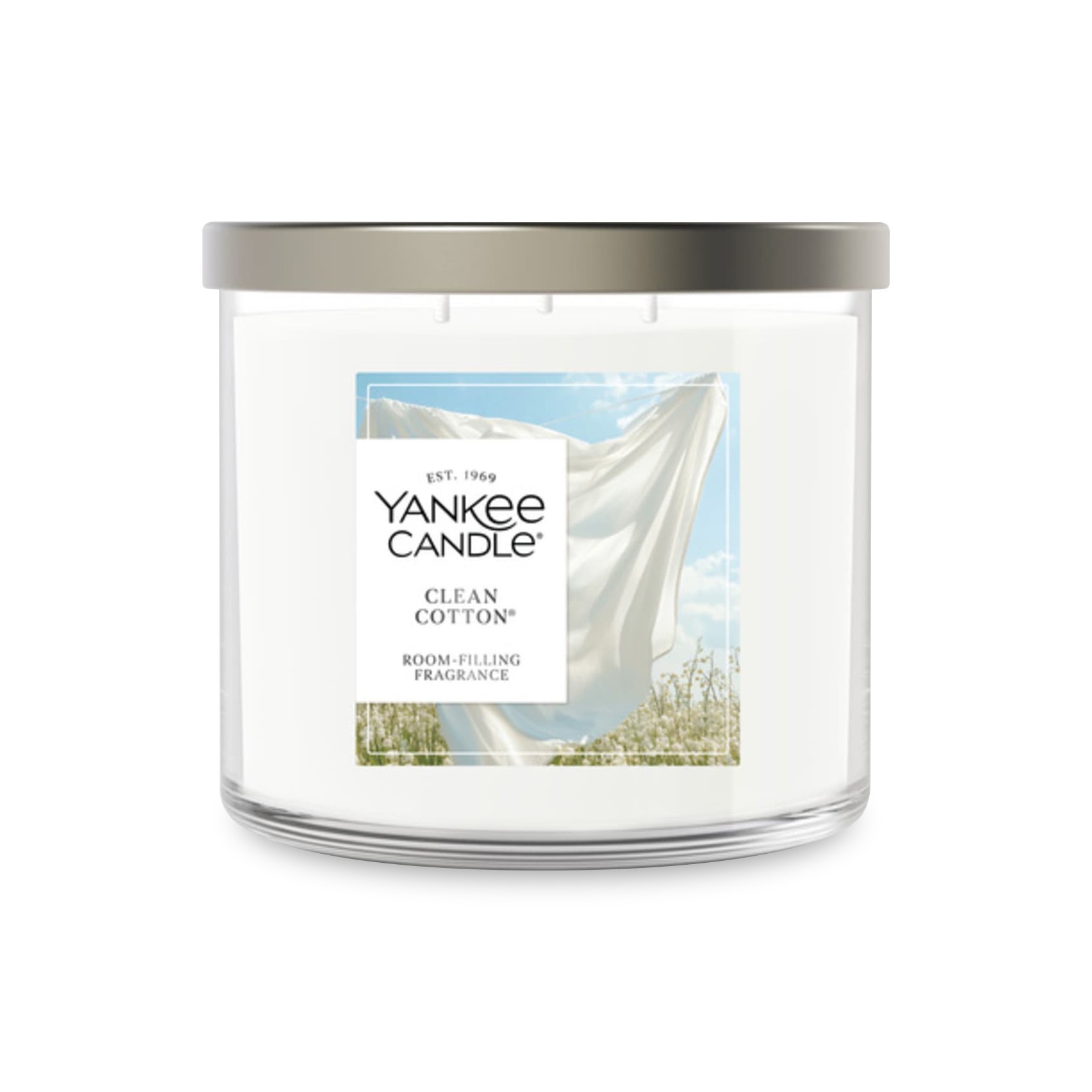Picture of Yankee Candle 3-Wick Candle - Clean Cotton