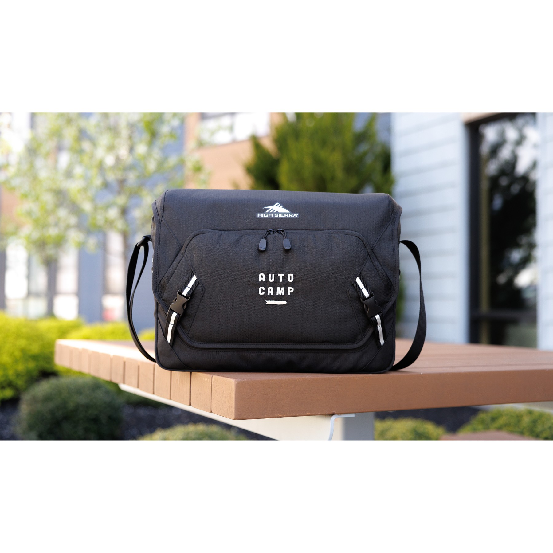Picture of High Sierra Swoop SG Laptop Messenger Bag - Black