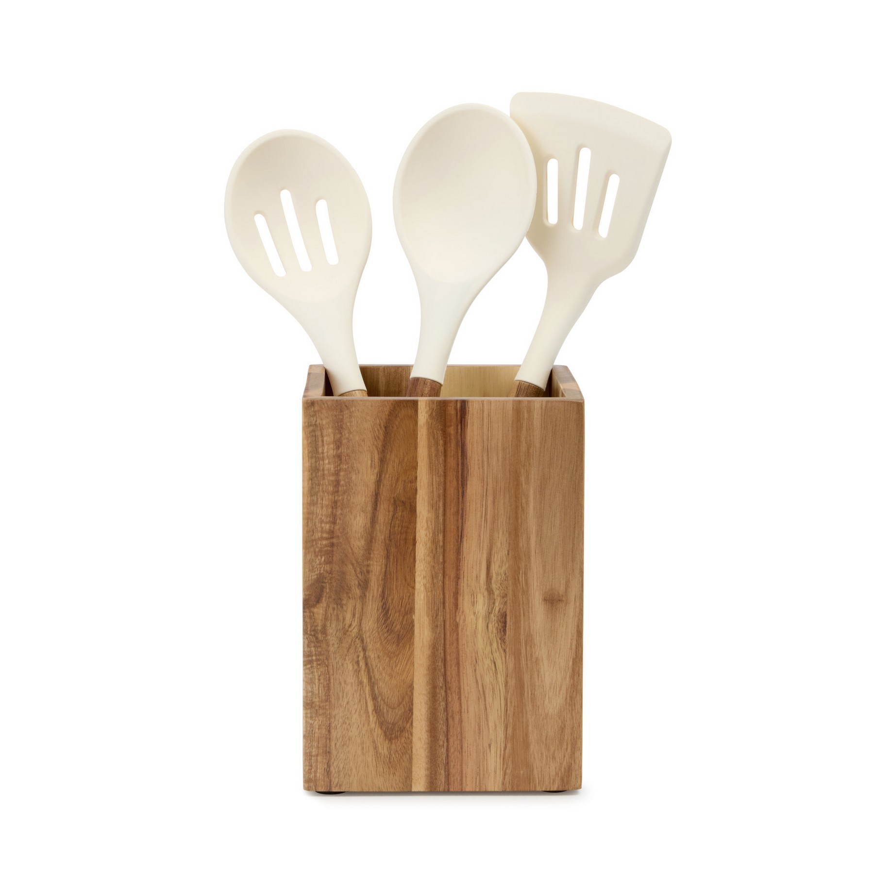 Picture of La Cuisine Kitchen Canister with Utensils - Wood