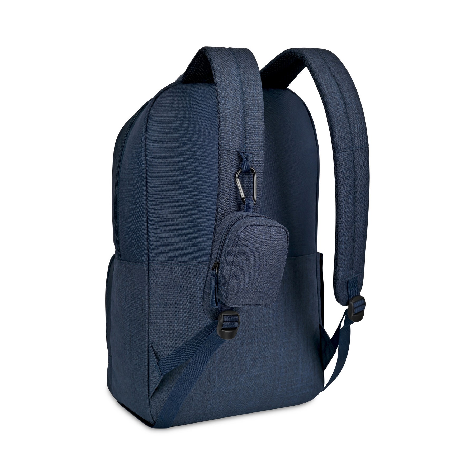Picture of Fletcher Recycled rPET Mini Pouch Bag Charm - Navy Heather