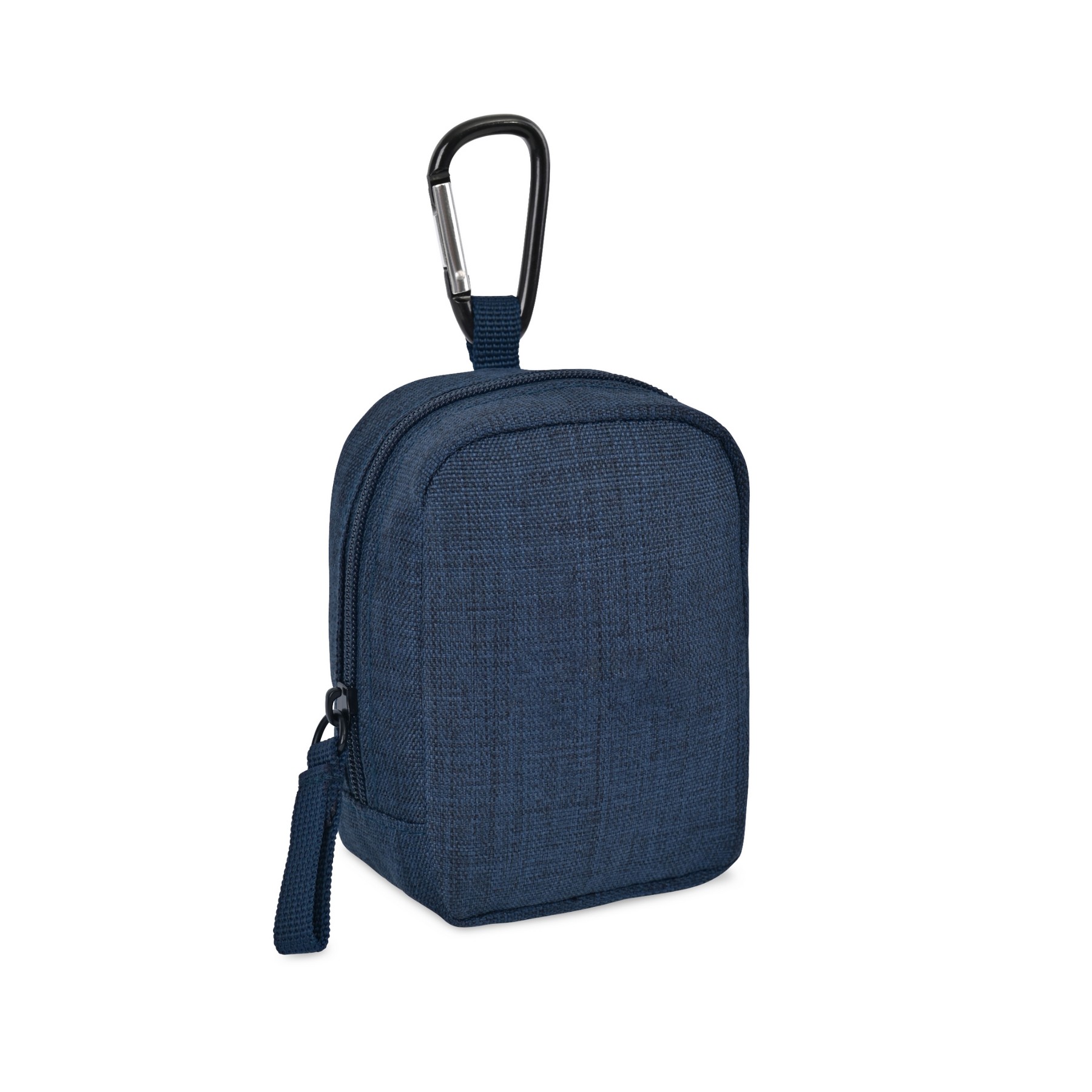 Picture of Fletcher Recycled rPET Mini Pouch Bag Charm - Navy Heather