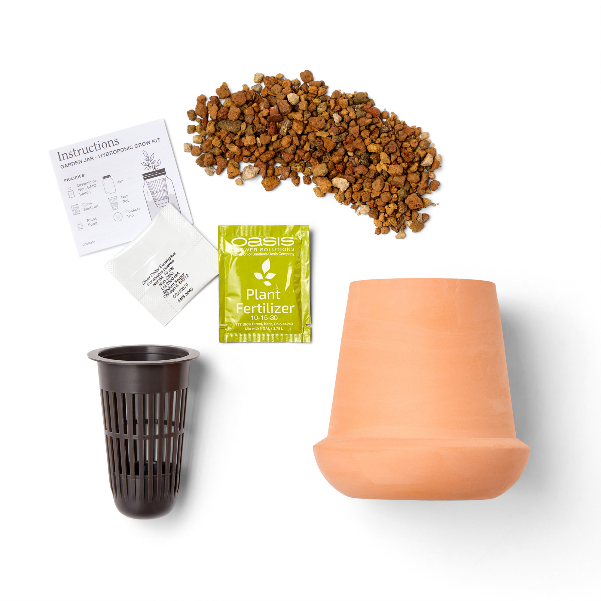 Picture of Modern Sprout Modern Terracotta Grow Kit Aloe - Terracotta