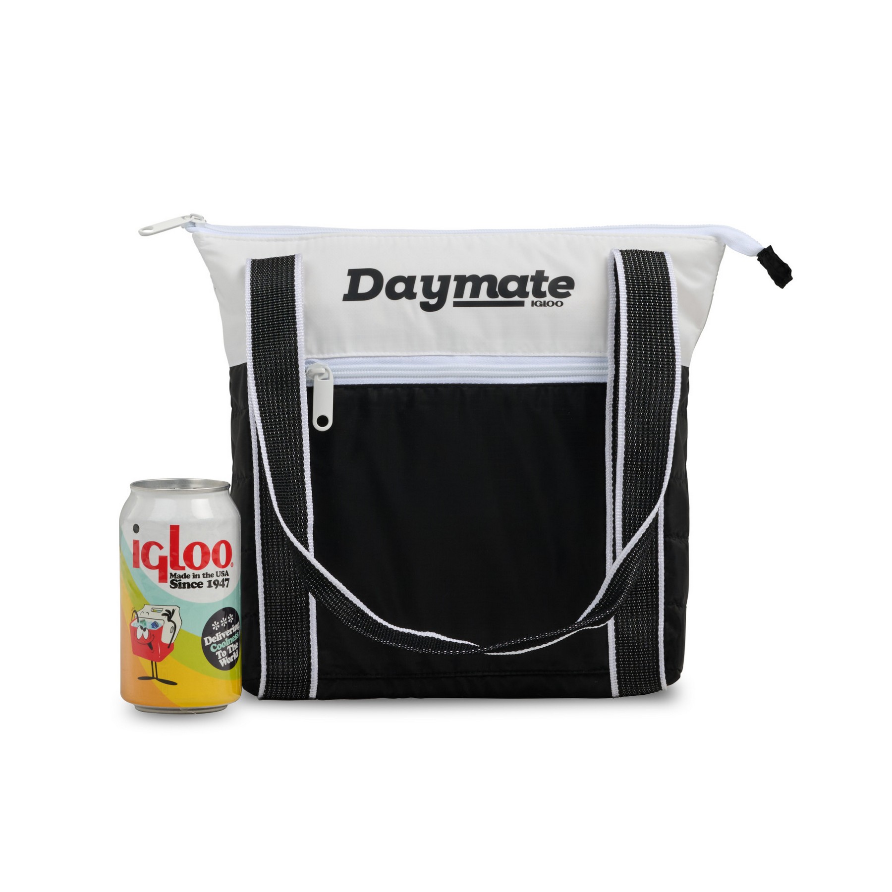 Picture of Igloo Daymate Soft Cooler 10 Can - White-Black