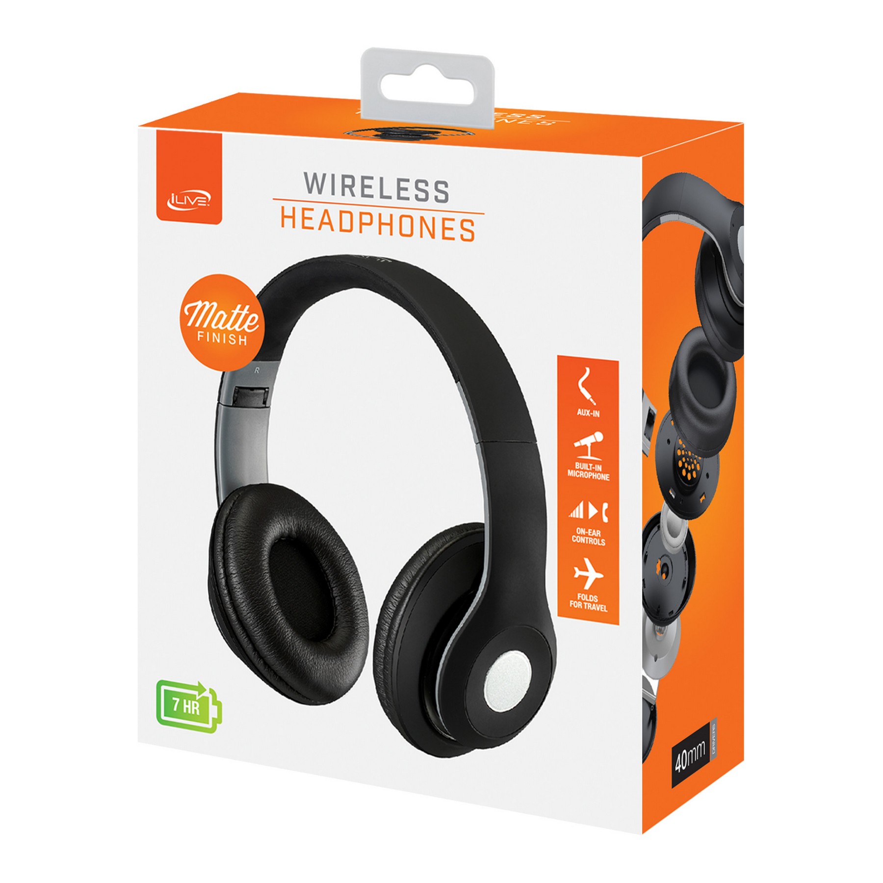 Picture of iLive Wireless Headphones - Black