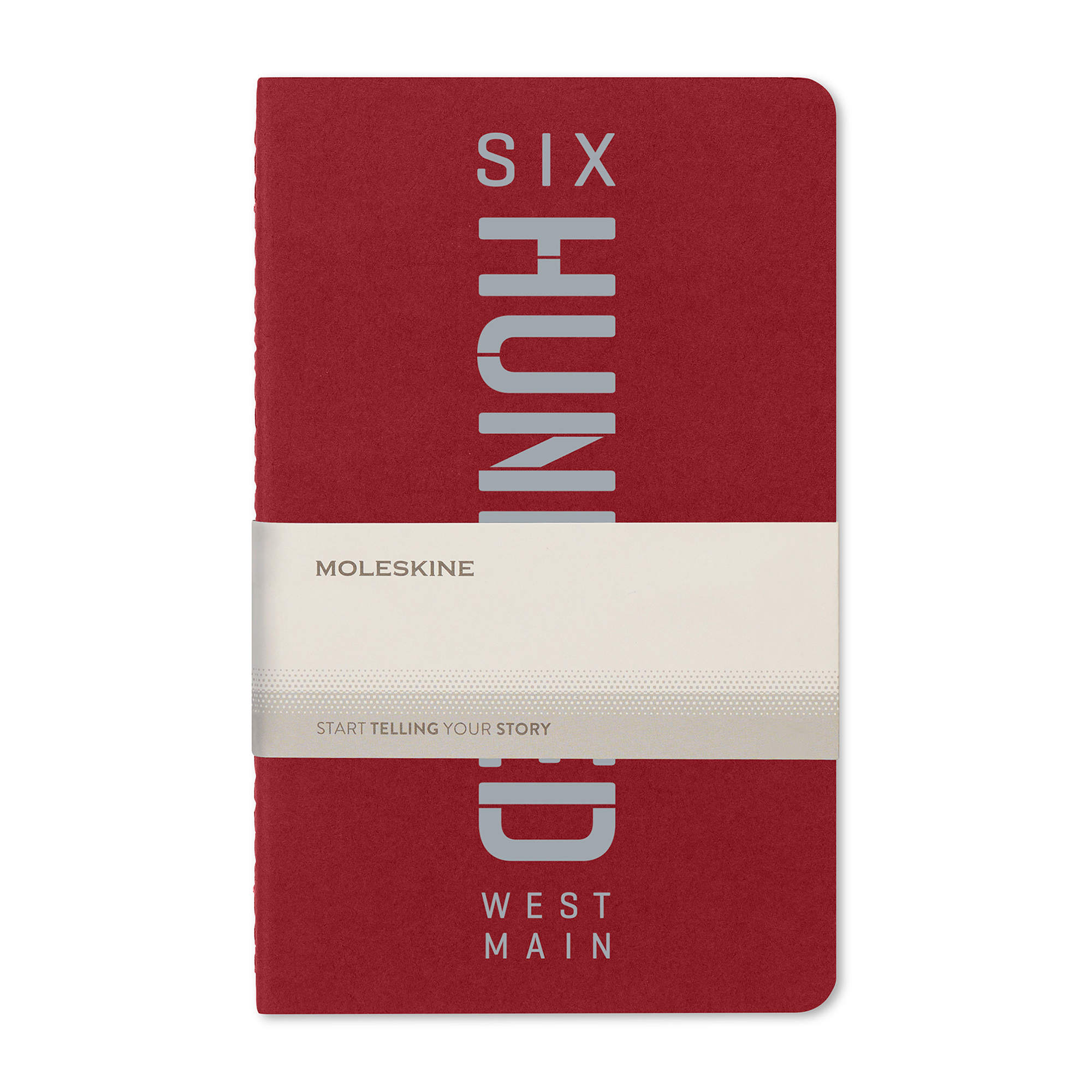 Picture of Moleskine Cahier Ruled Large Journal - Cranberry Red
