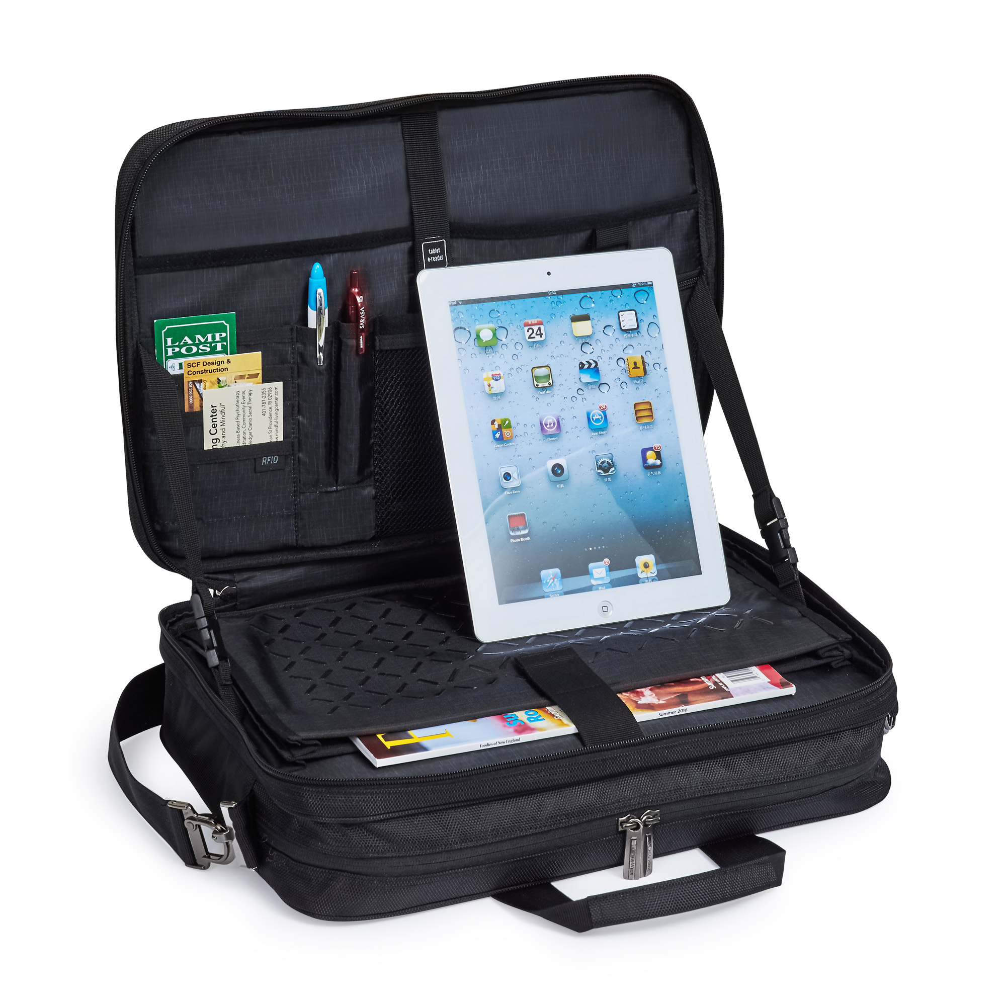 Picture of Travis & Wells Transit Laptop Portfolio - Black